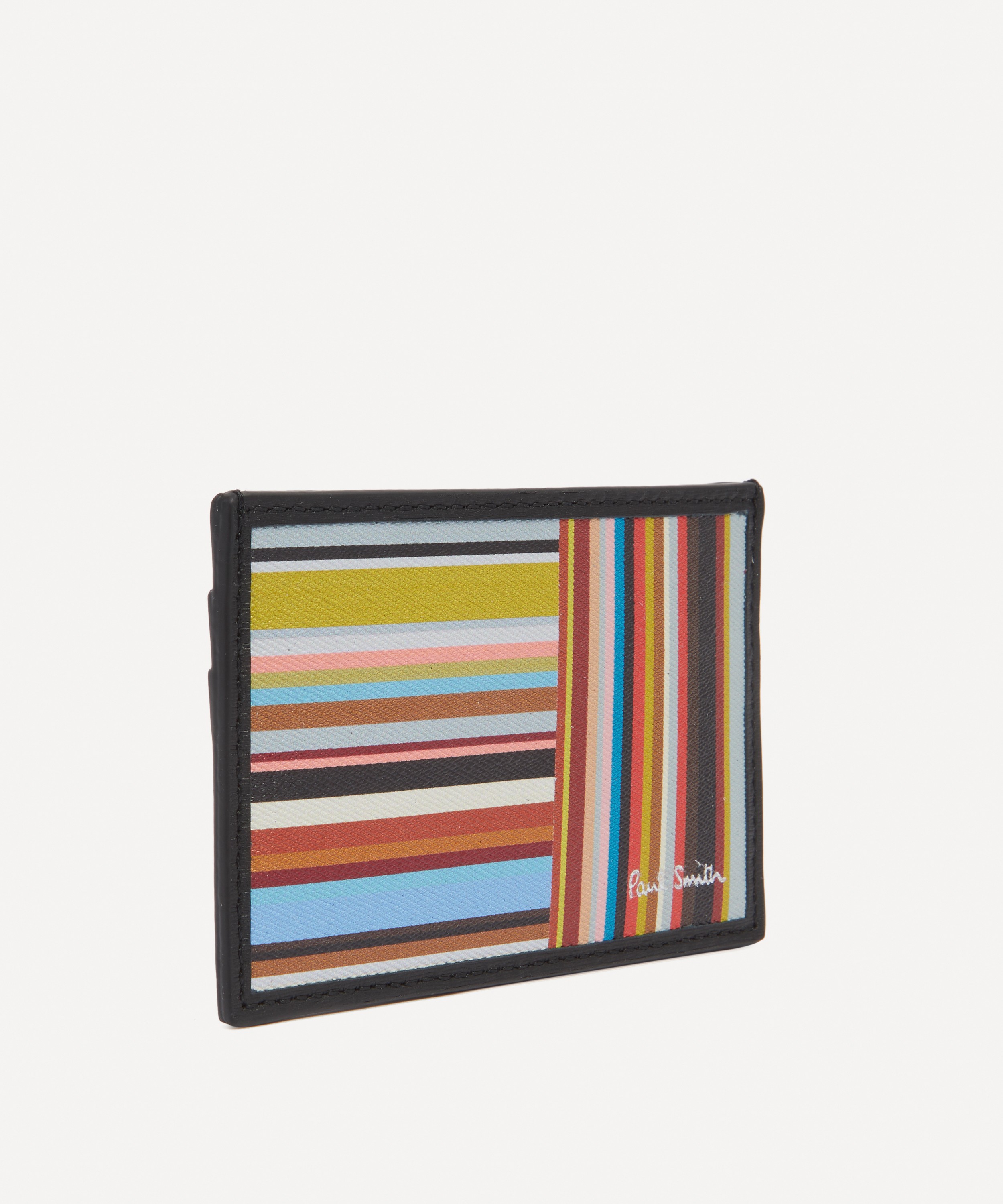 Paul Smith Stripe Detailed Foldover Belt Bag in Black for Men