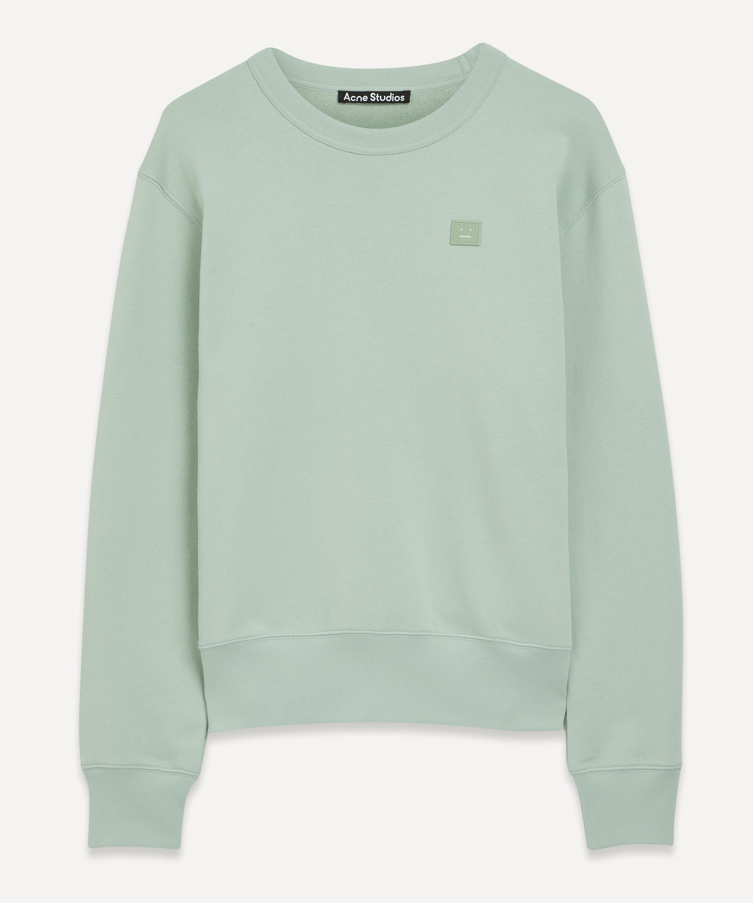 Acne Studios - Crew-Neck Fleece Cotton Face Sweatshirt image number 0