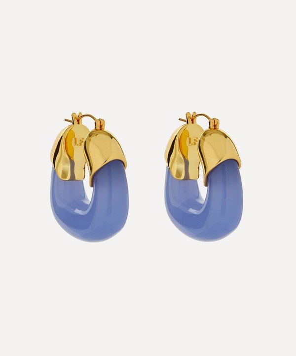 Lizzie Fortunato Gold-Plated Brass Organic Hoop Earrings | Liberty