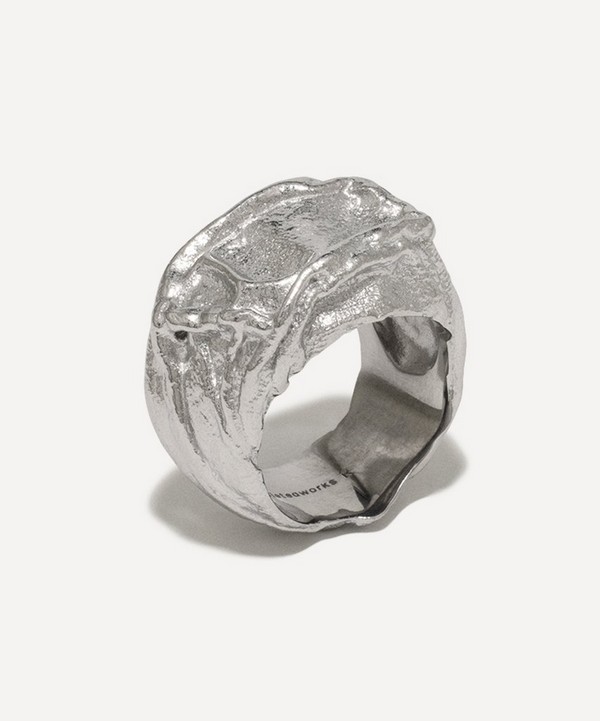 Completedworks - Rhodium-Plated Swarm Ring image number null