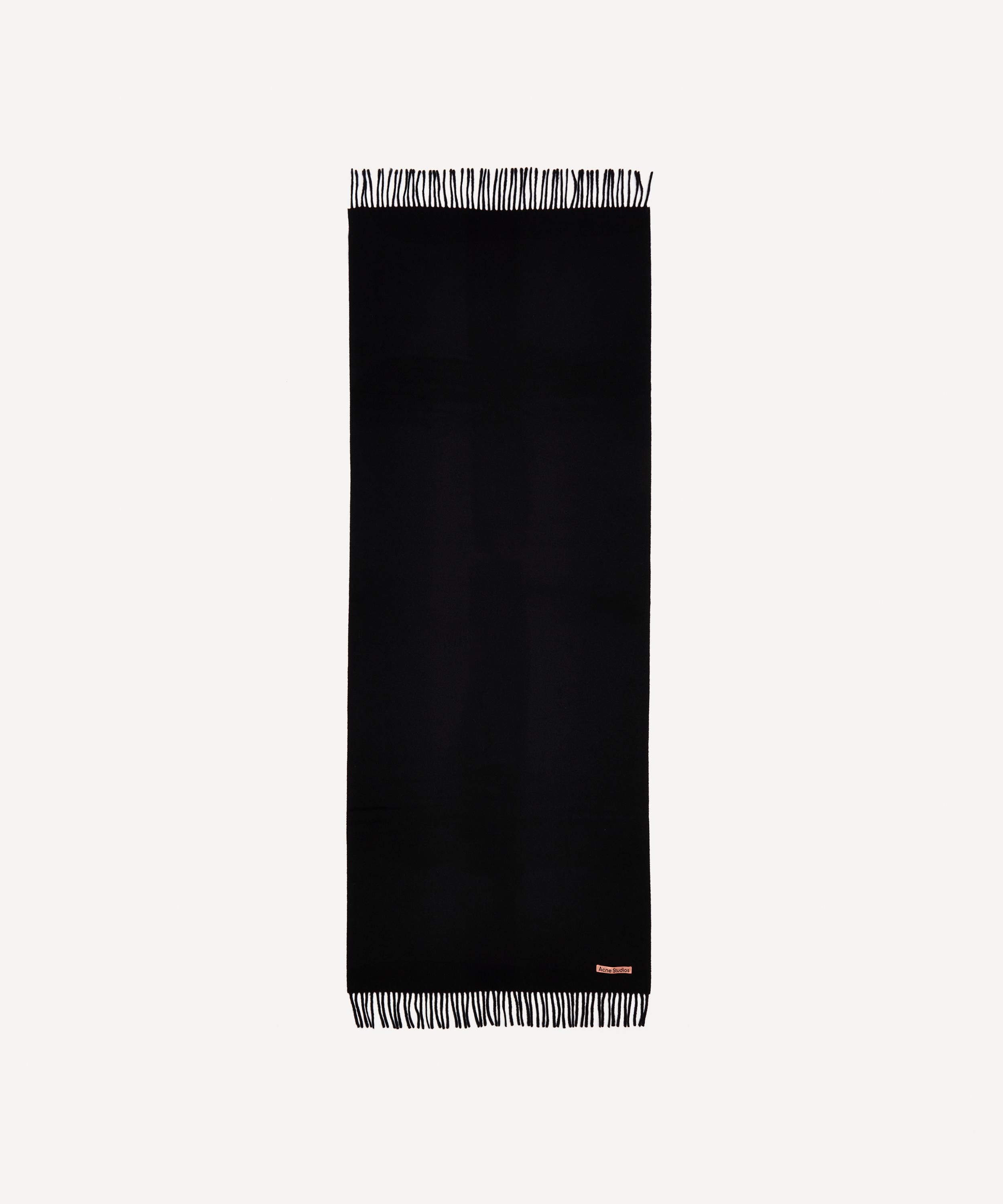 Acne Studios - Oversized Fringe Wool Scarf image number 1