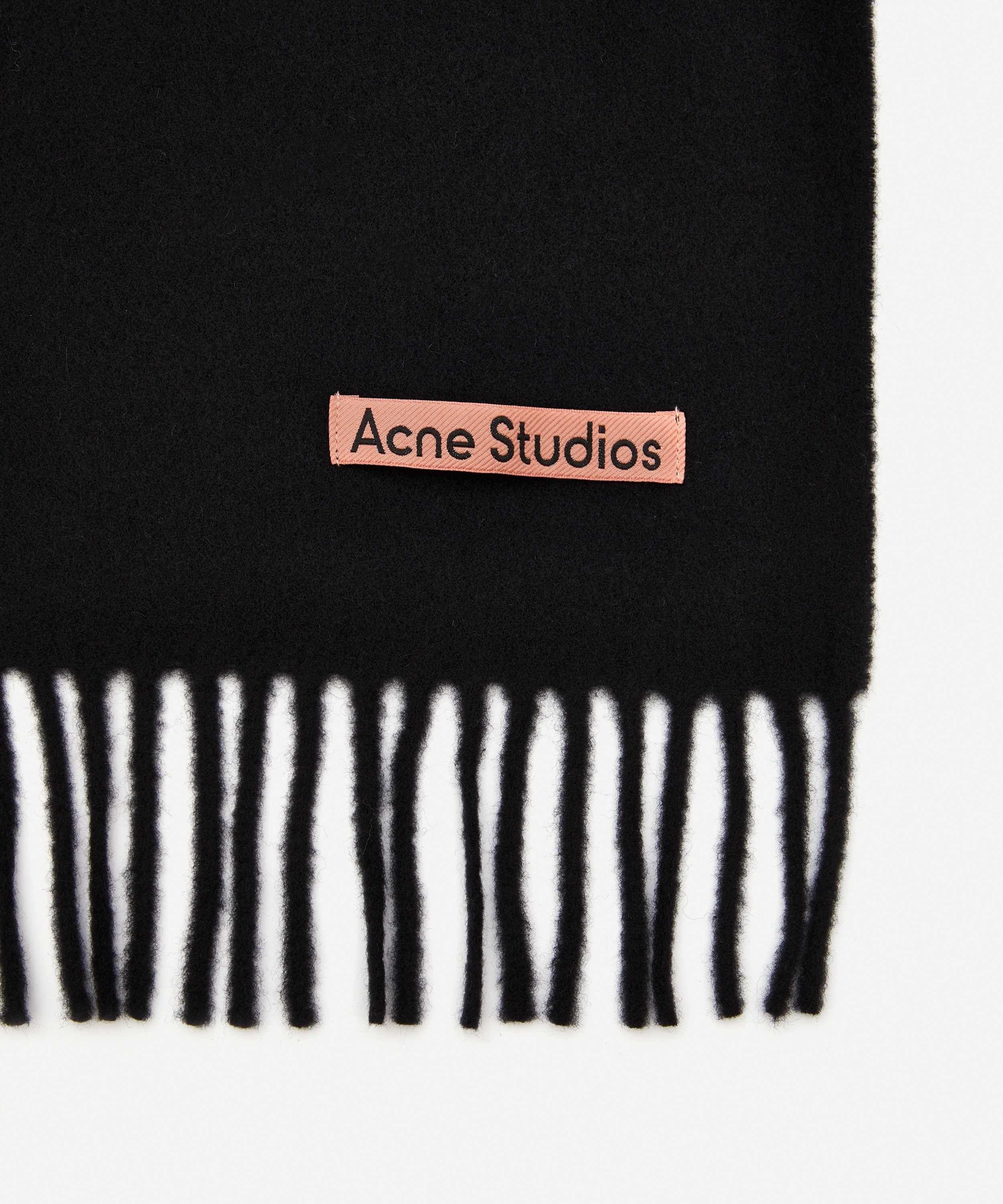 Acne Studios - Oversized Fringe Wool Scarf image number 2