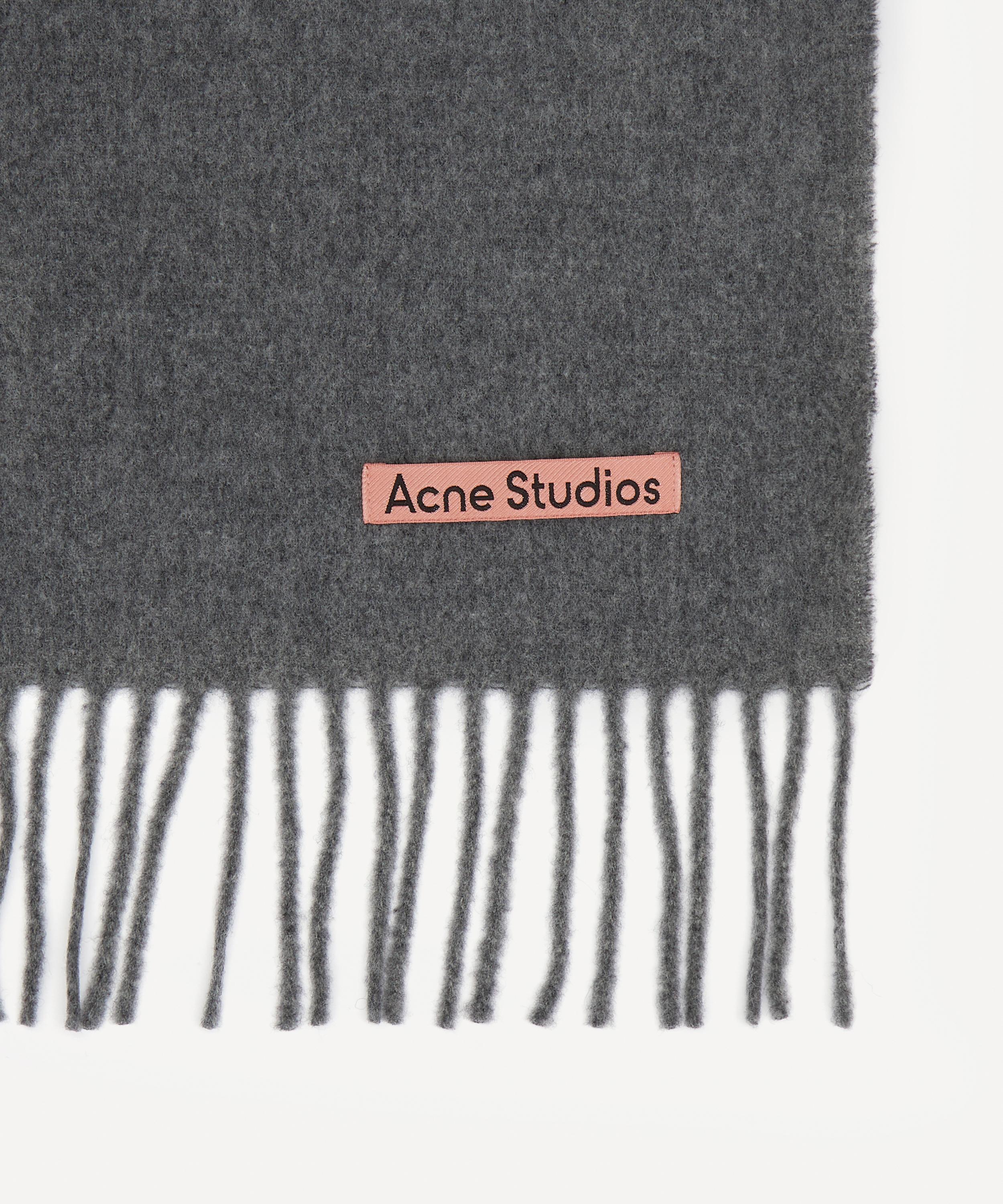 Acne Studios - Oversized Fringe Wool Scarf image number 2