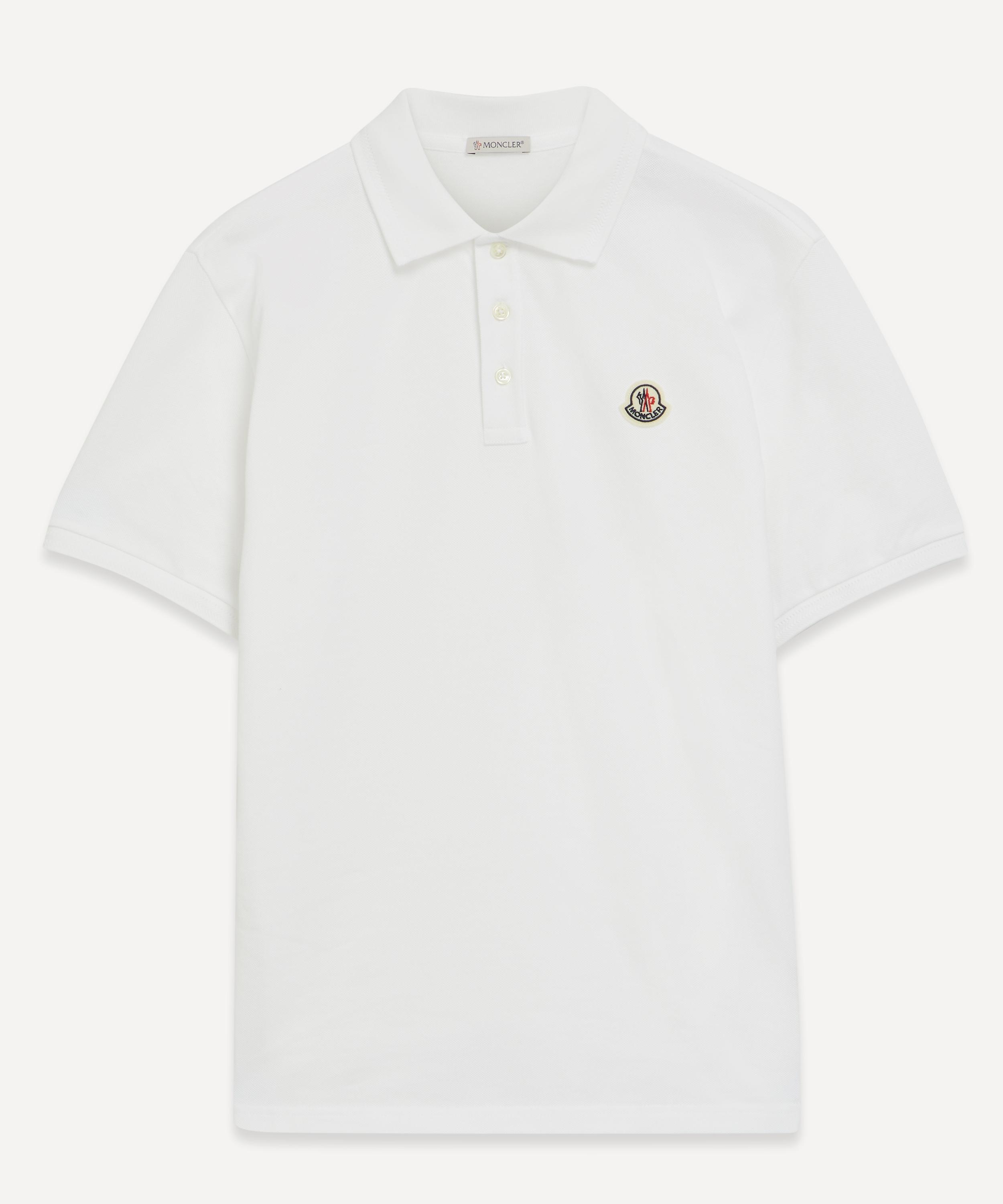 Optical White Logo Polo Shirt - Polos & T-shirts for Men