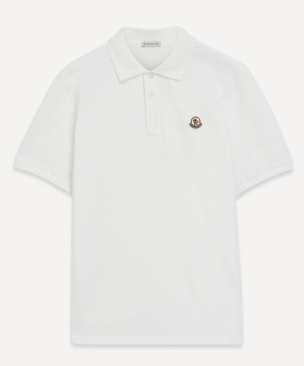 Moncler - Optical White Logo Polo Shirt