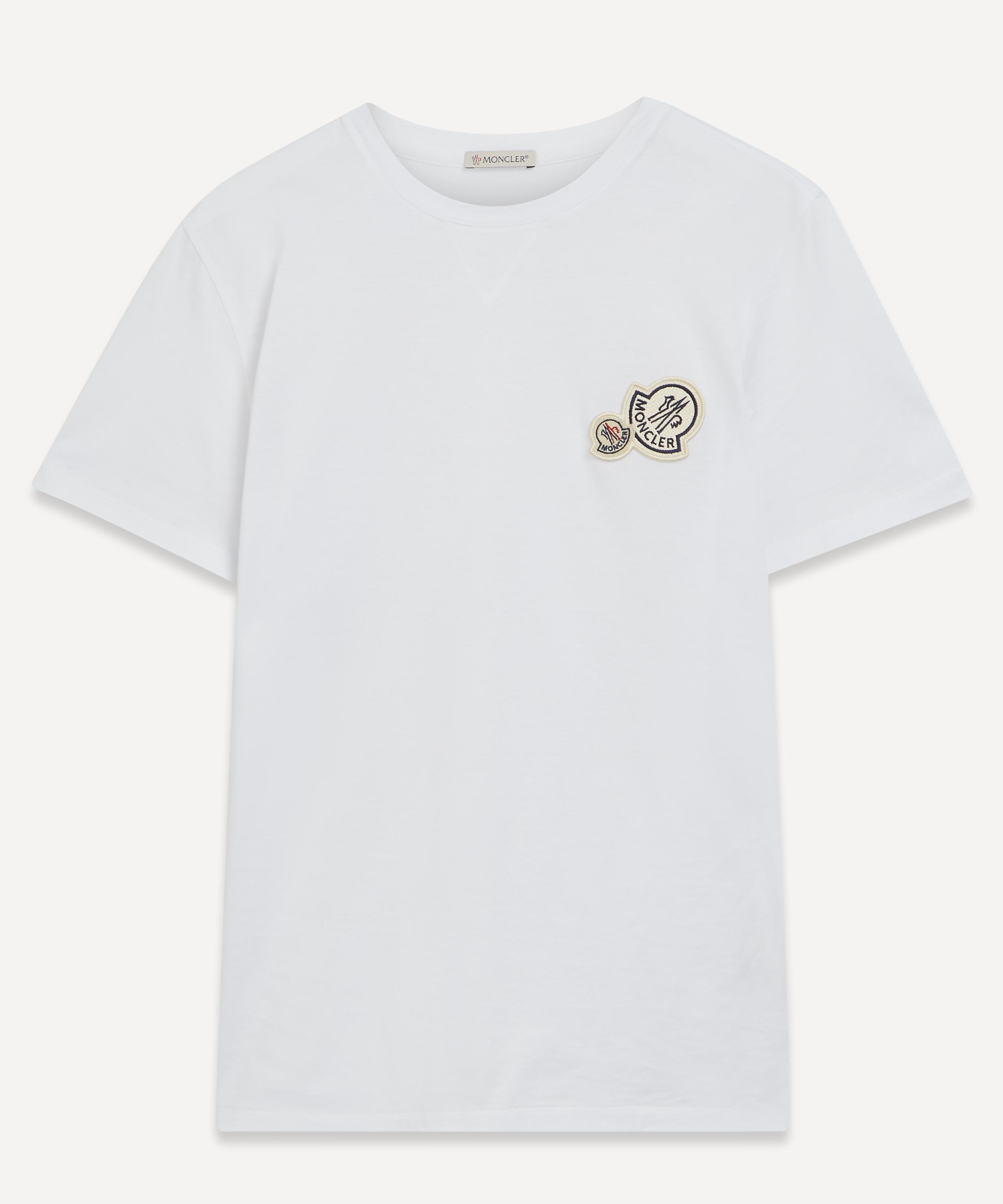 Moncler Double Logo Cotton T-Shirt | Liberty