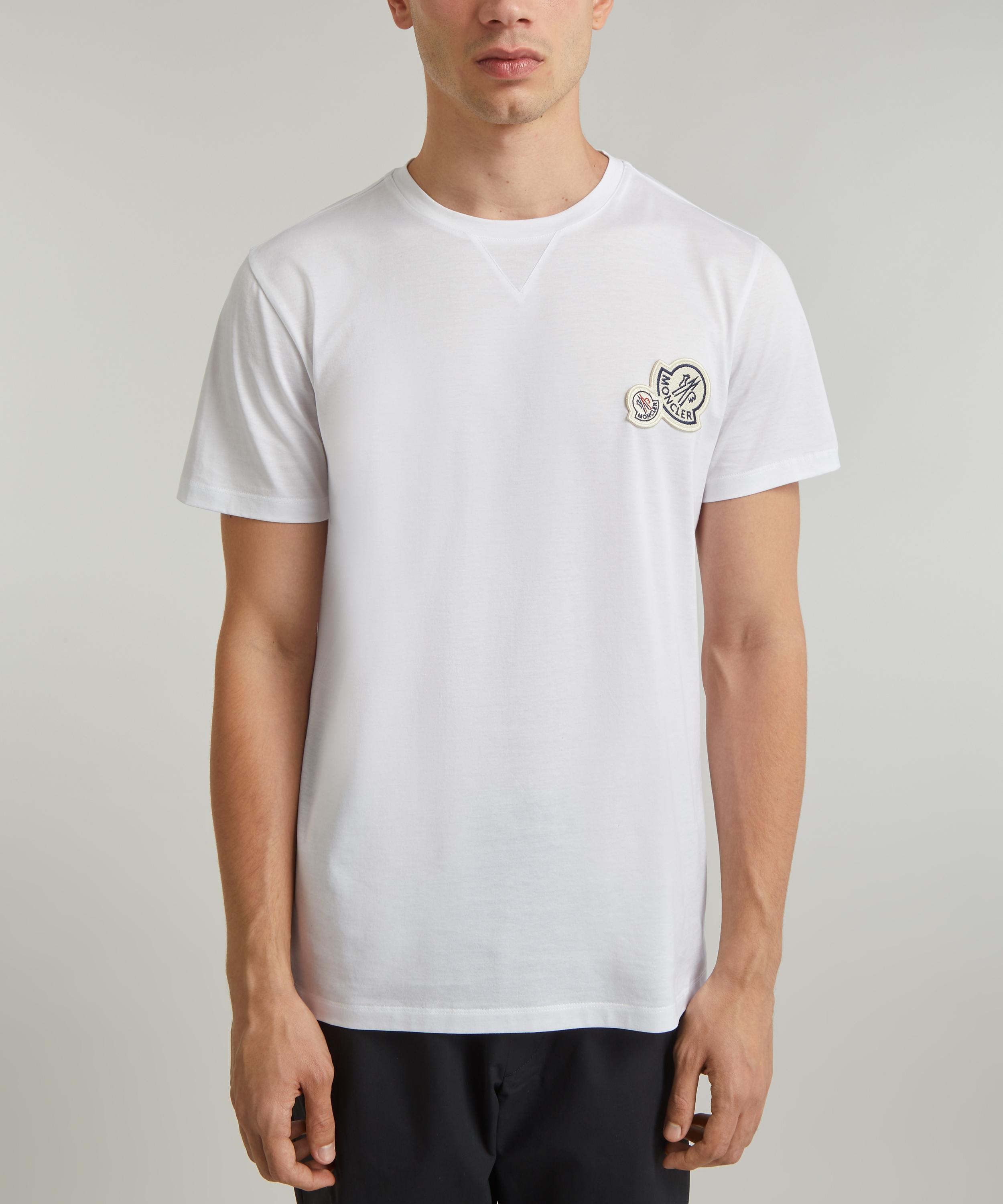 Moncler Double Logo Cotton T-Shirt | Liberty