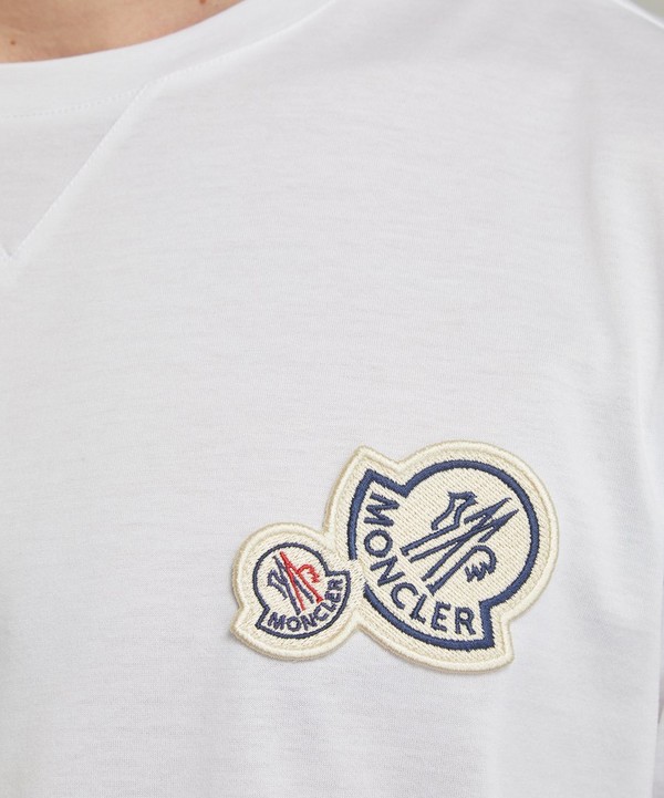 Moncler Double Logo Cotton T-Shirt | Liberty