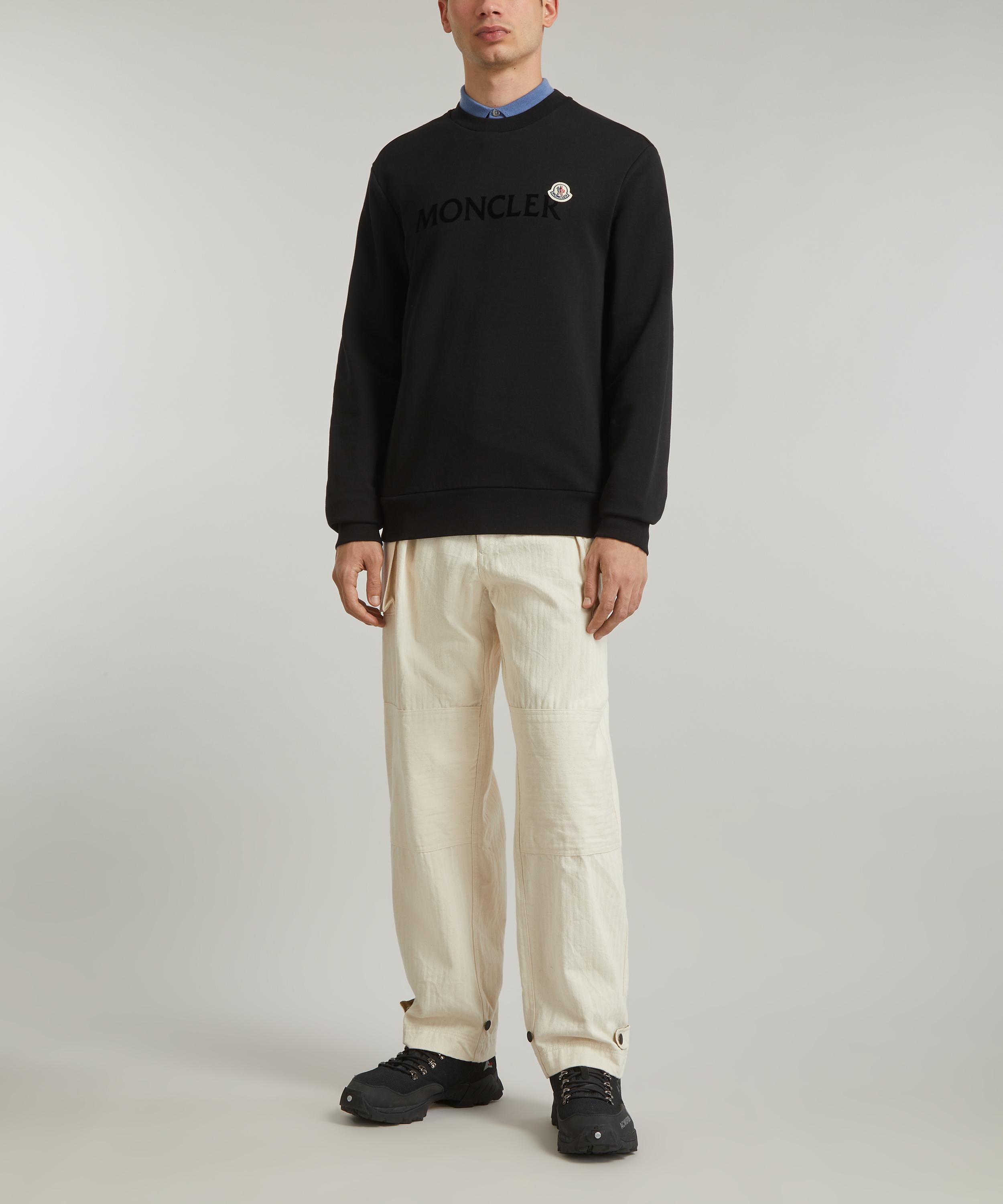 Moncler logo hotsell patch sweatshirt