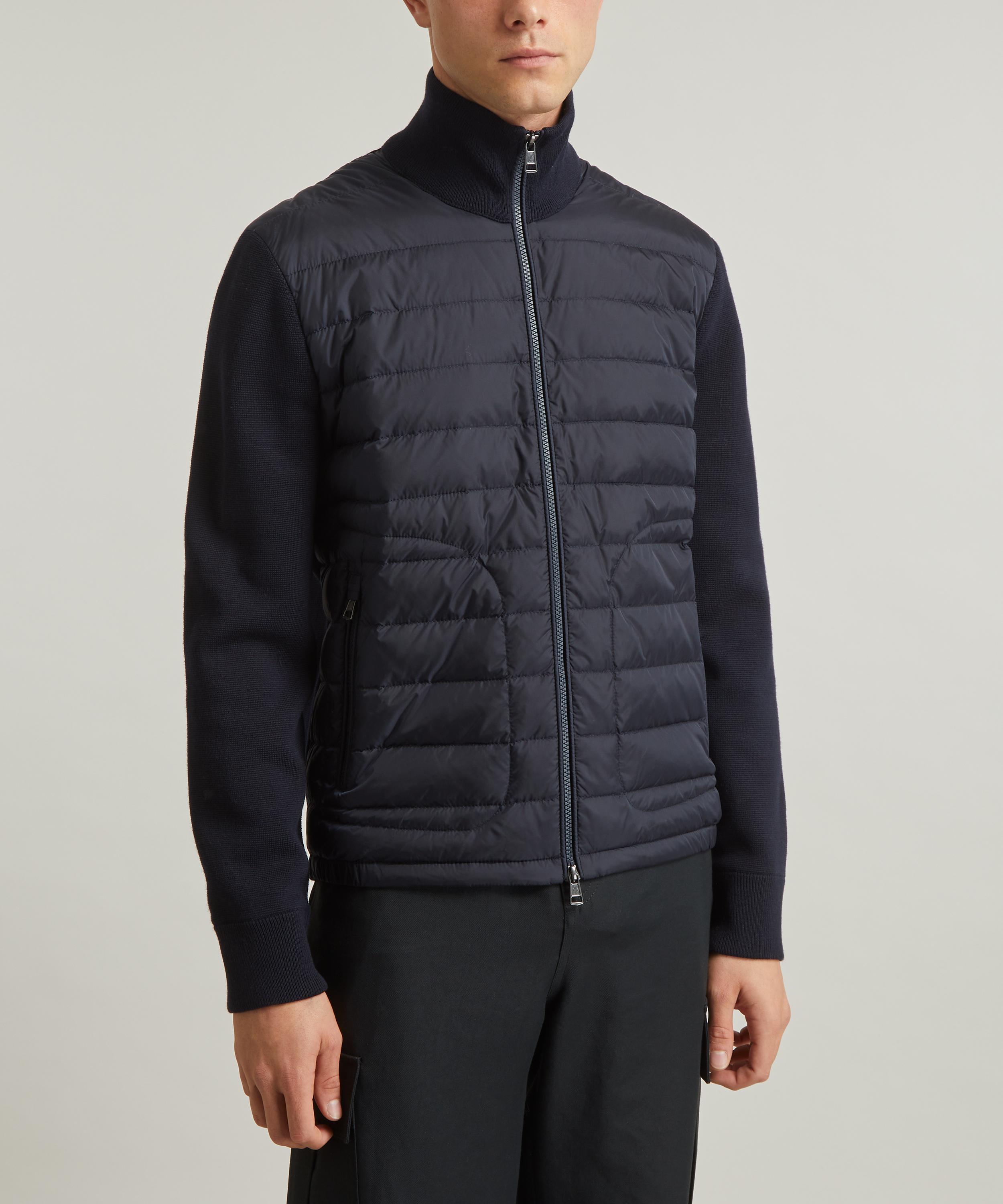 Moncler quilted outlet cardigan