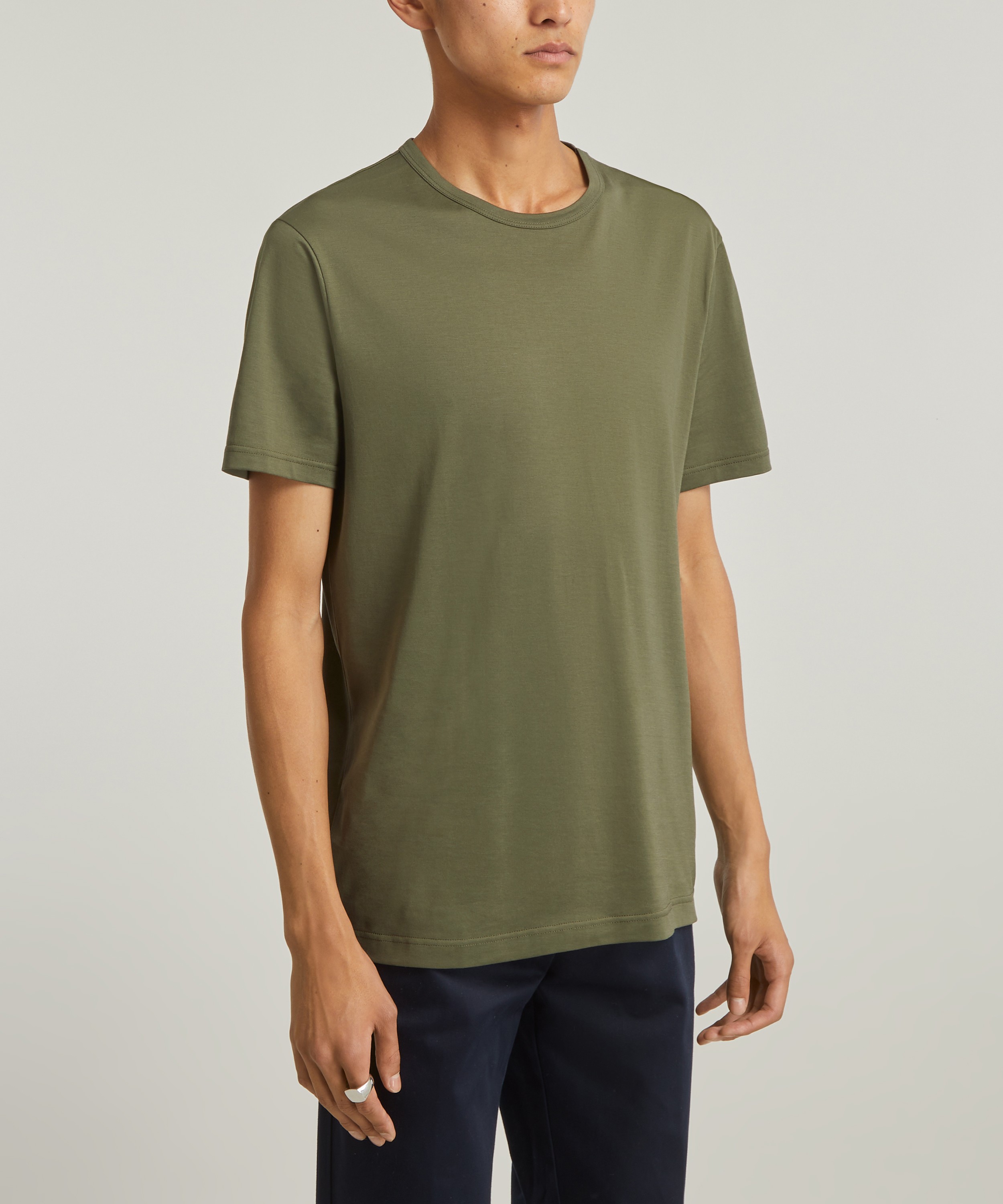 Sunspel classic T-shirt shoulder - IetpShops shop online - Louis