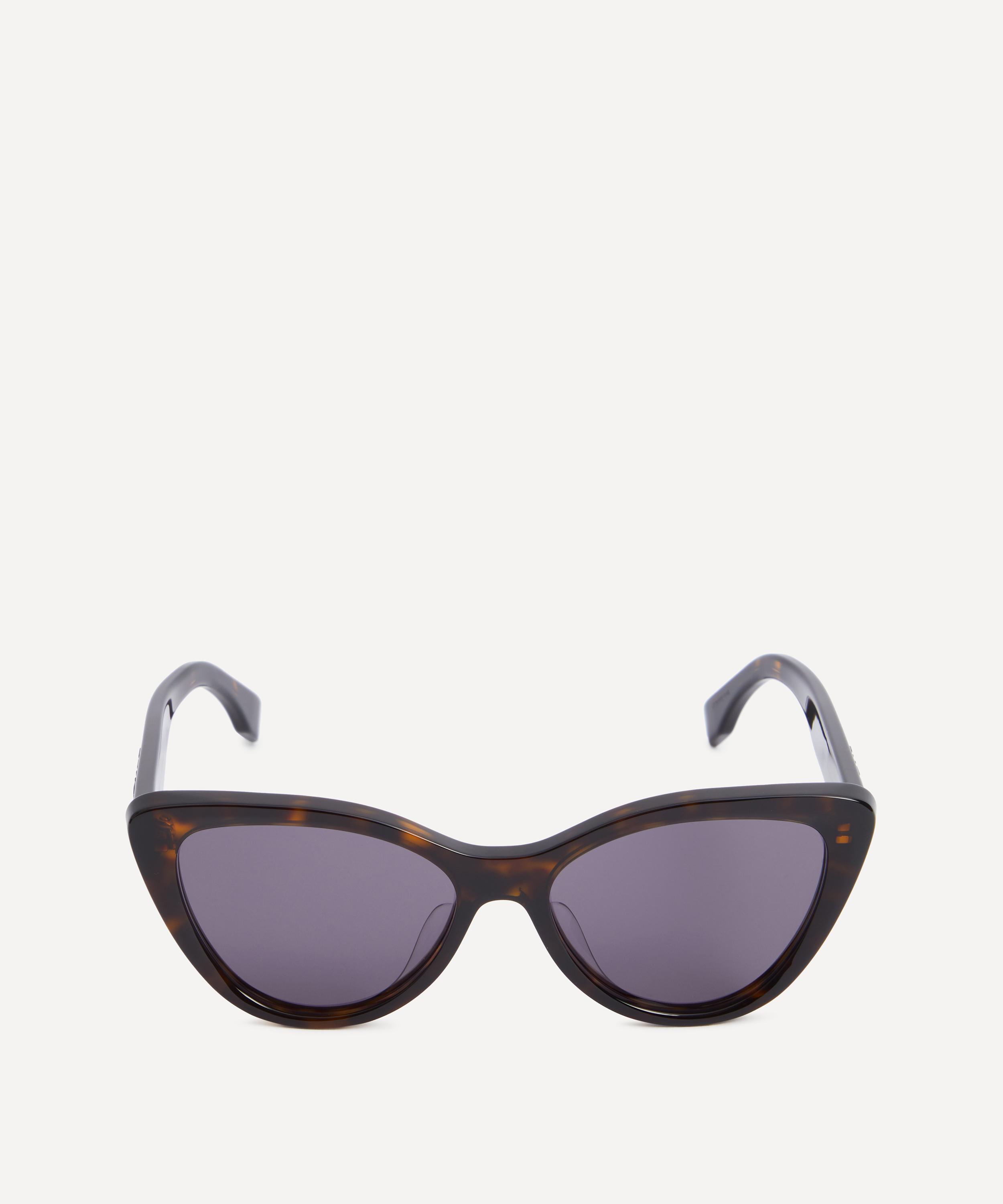 Fendi - Lettering Cat-Eye Acetate Sunglasses image number 0