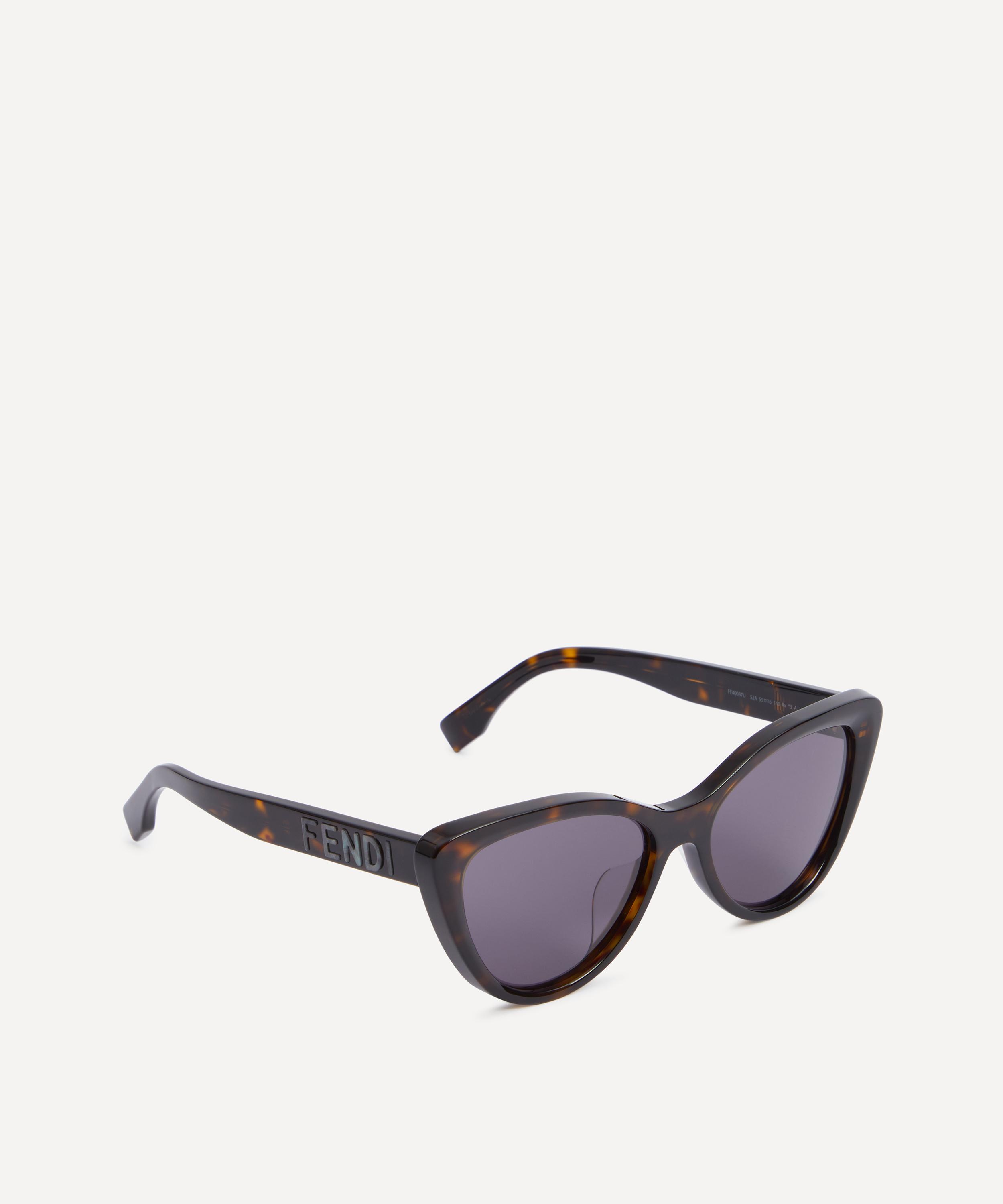 Fendi - Lettering Cat-Eye Acetate Sunglasses image number 1
