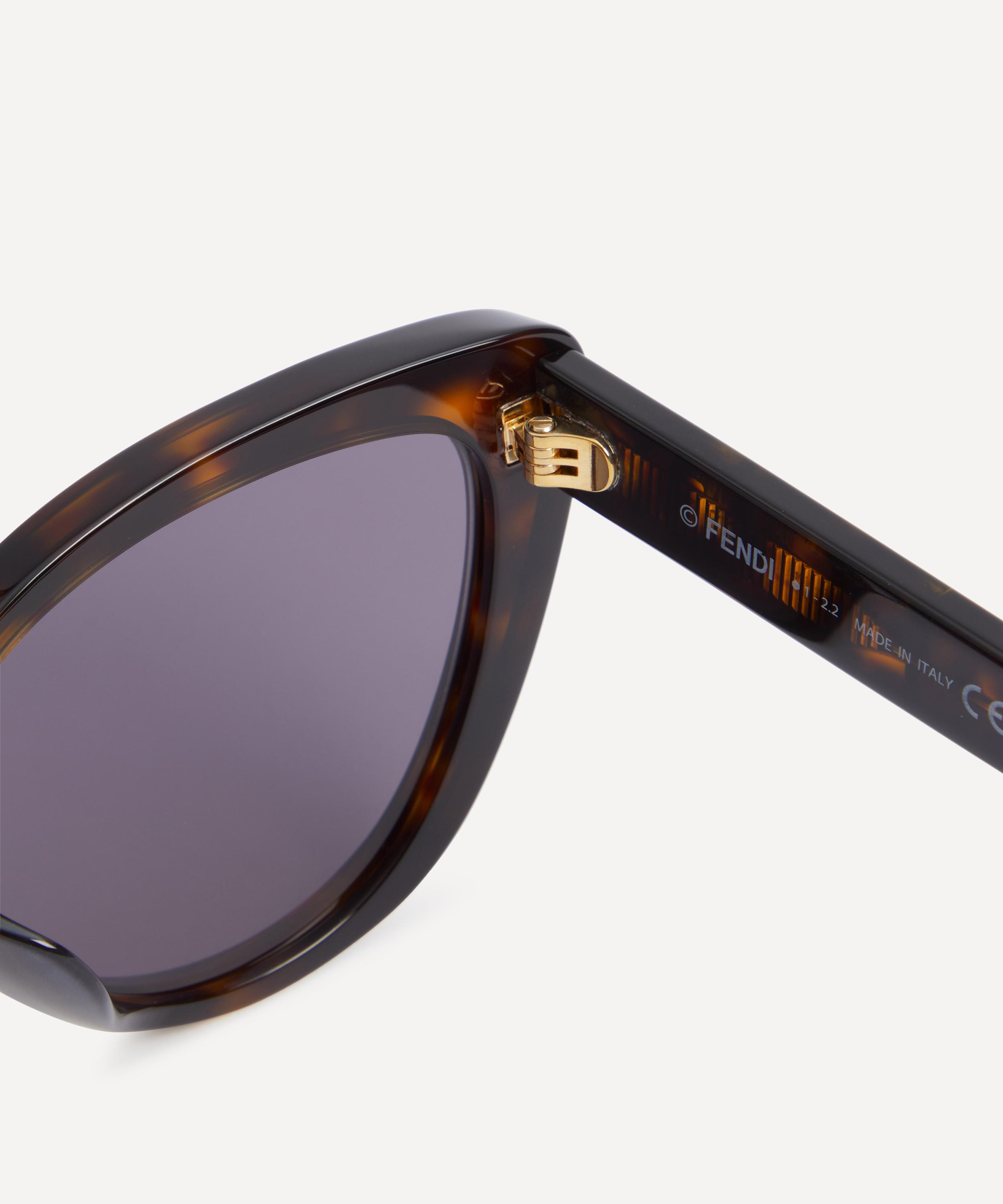 Fendi - Lettering Cat-Eye Acetate Sunglasses image number 2