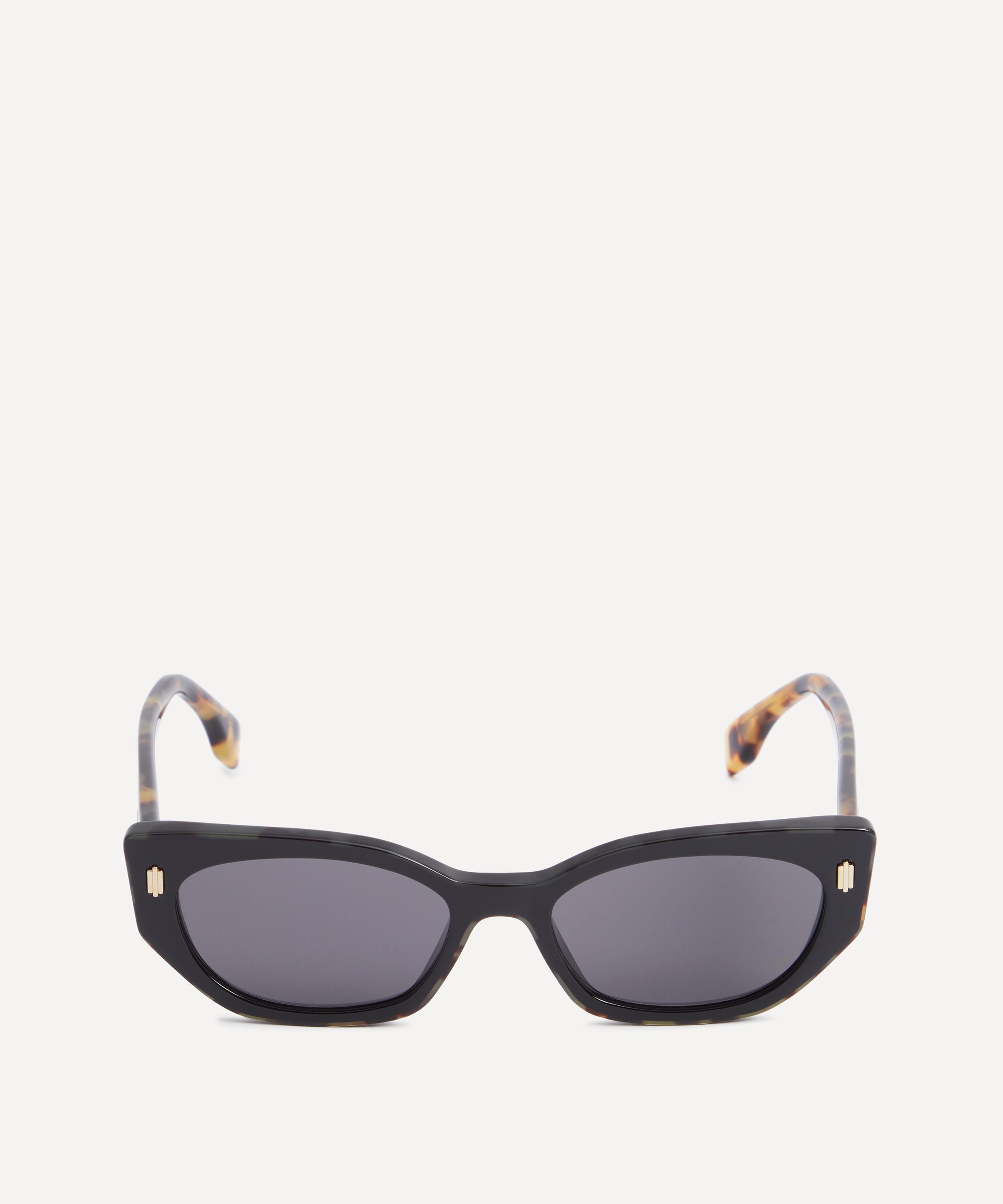 Fendi Fendi Bold FF Havana and Black Acetate Sunglasses Liberty