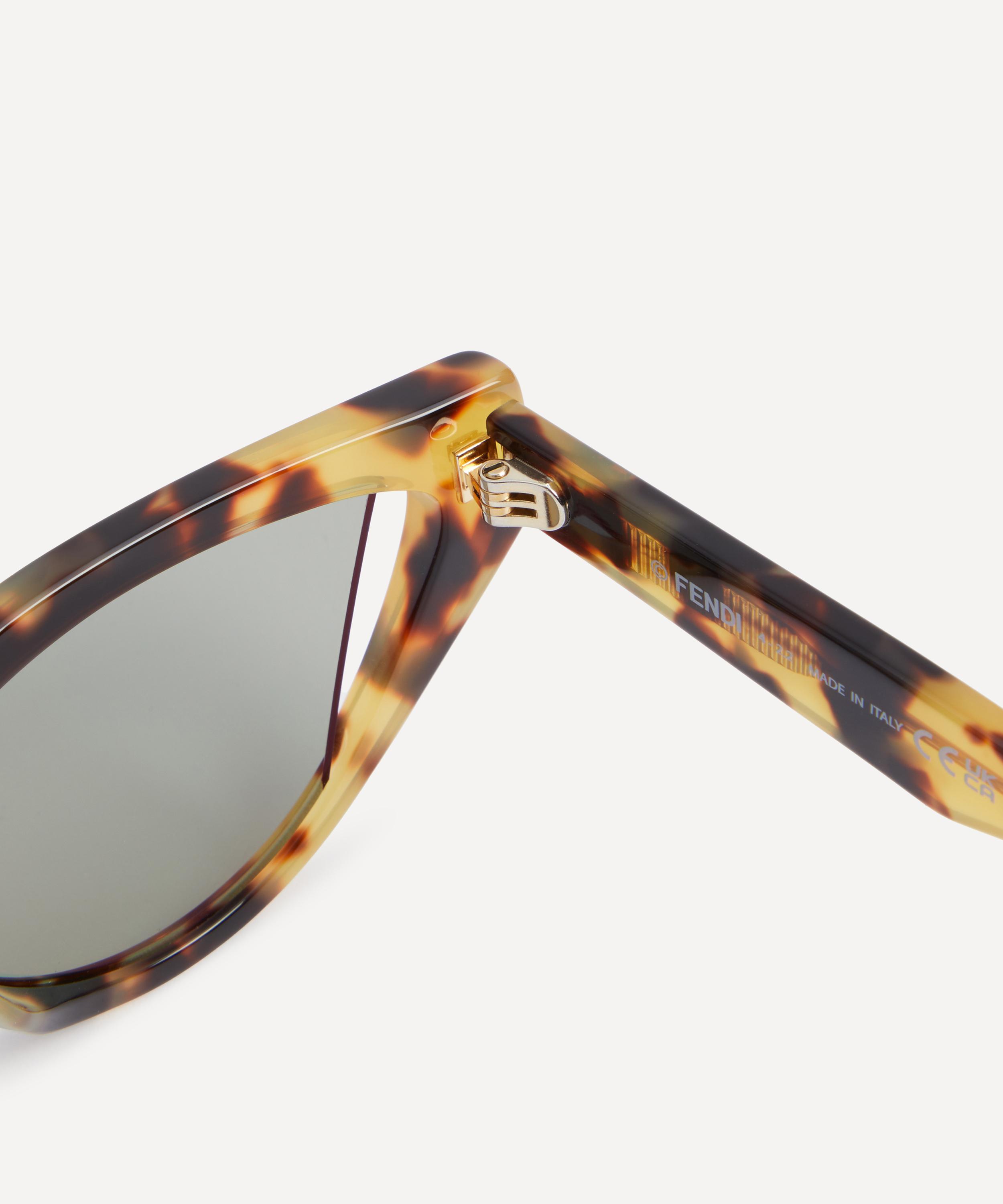 Fendi cutout outlet cat eye sunglasses