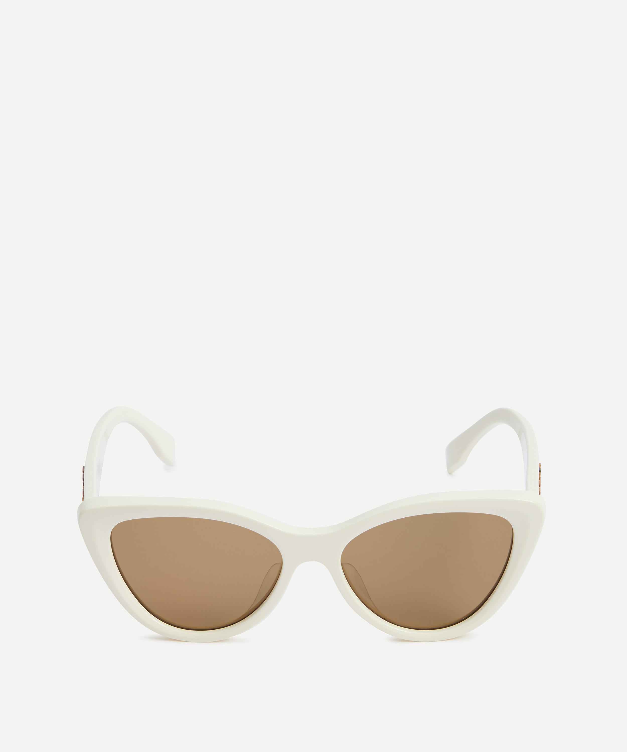 Fendi - Lettering Cat-Eye Acetate Sunglasses image number 0