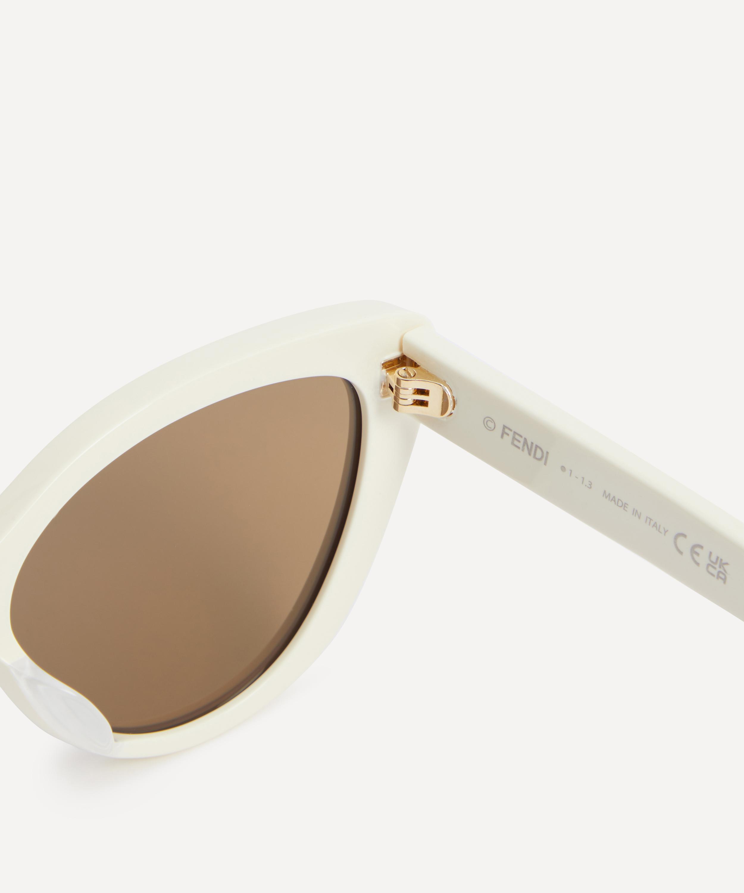 Fendi - Lettering Cat-Eye Acetate Sunglasses image number 2