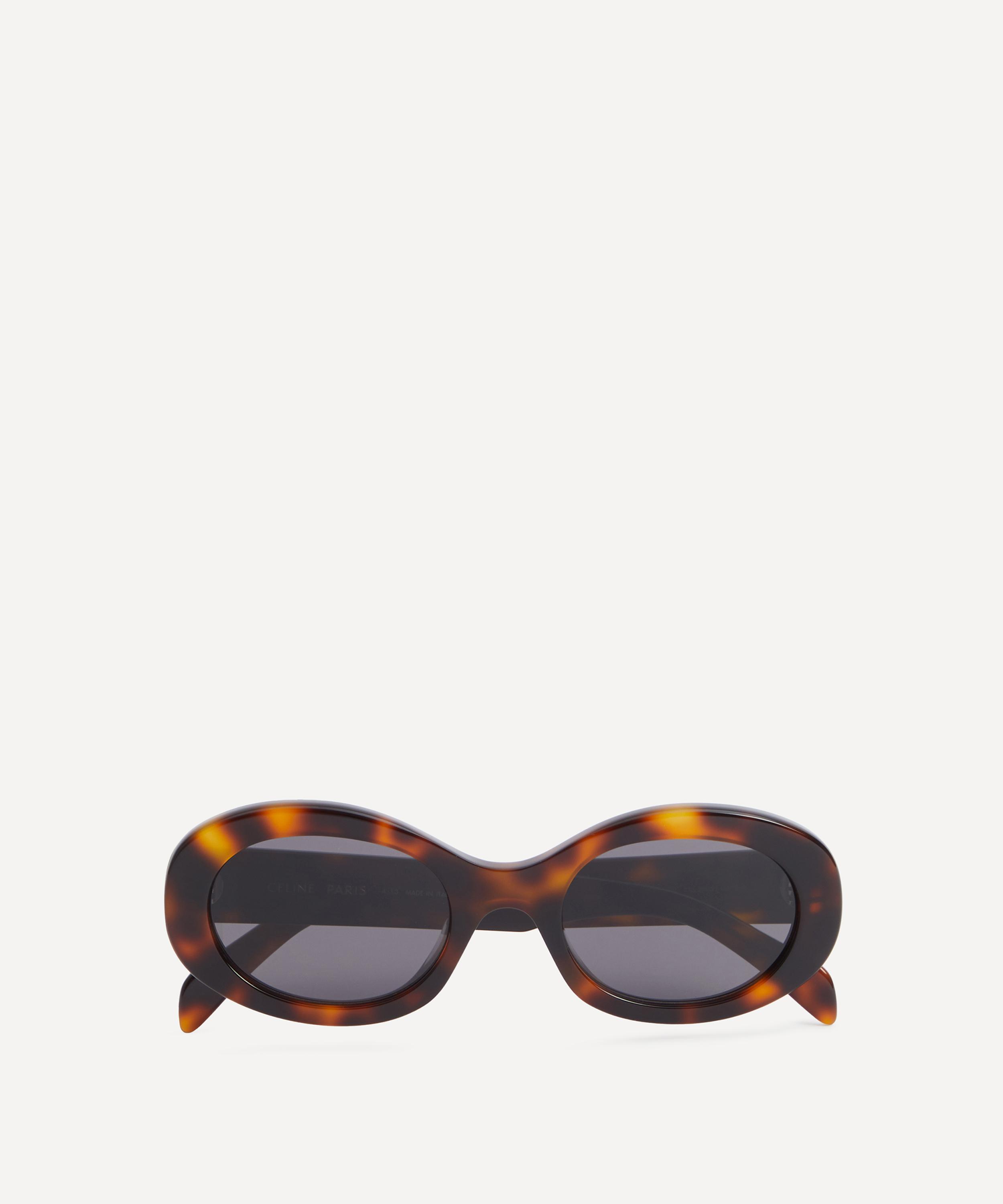 Celine Triomphe Oval Acetate Sunglasses Liberty