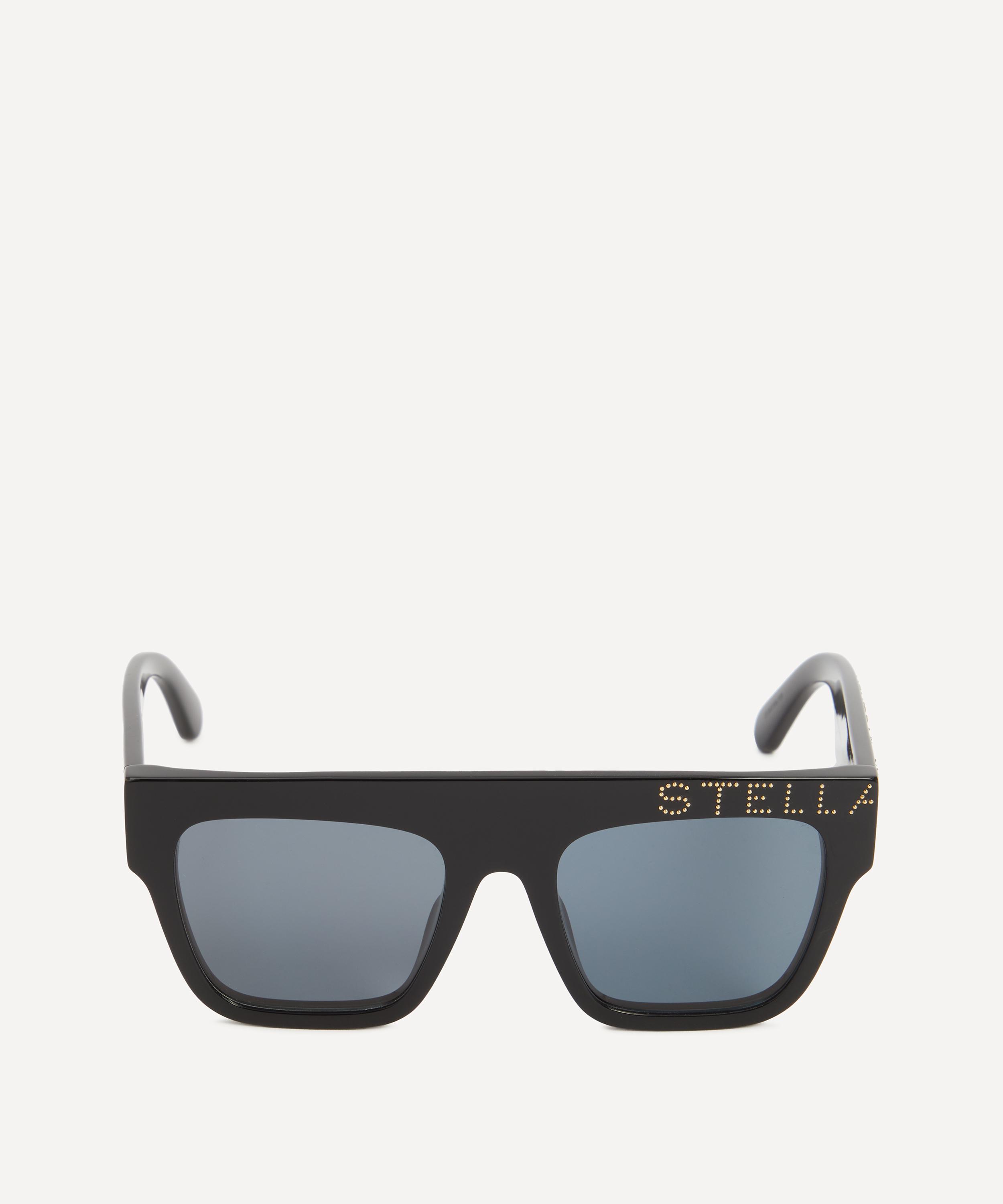 Stella McCartney - Square Acetate Logo Sunglasses image number 0