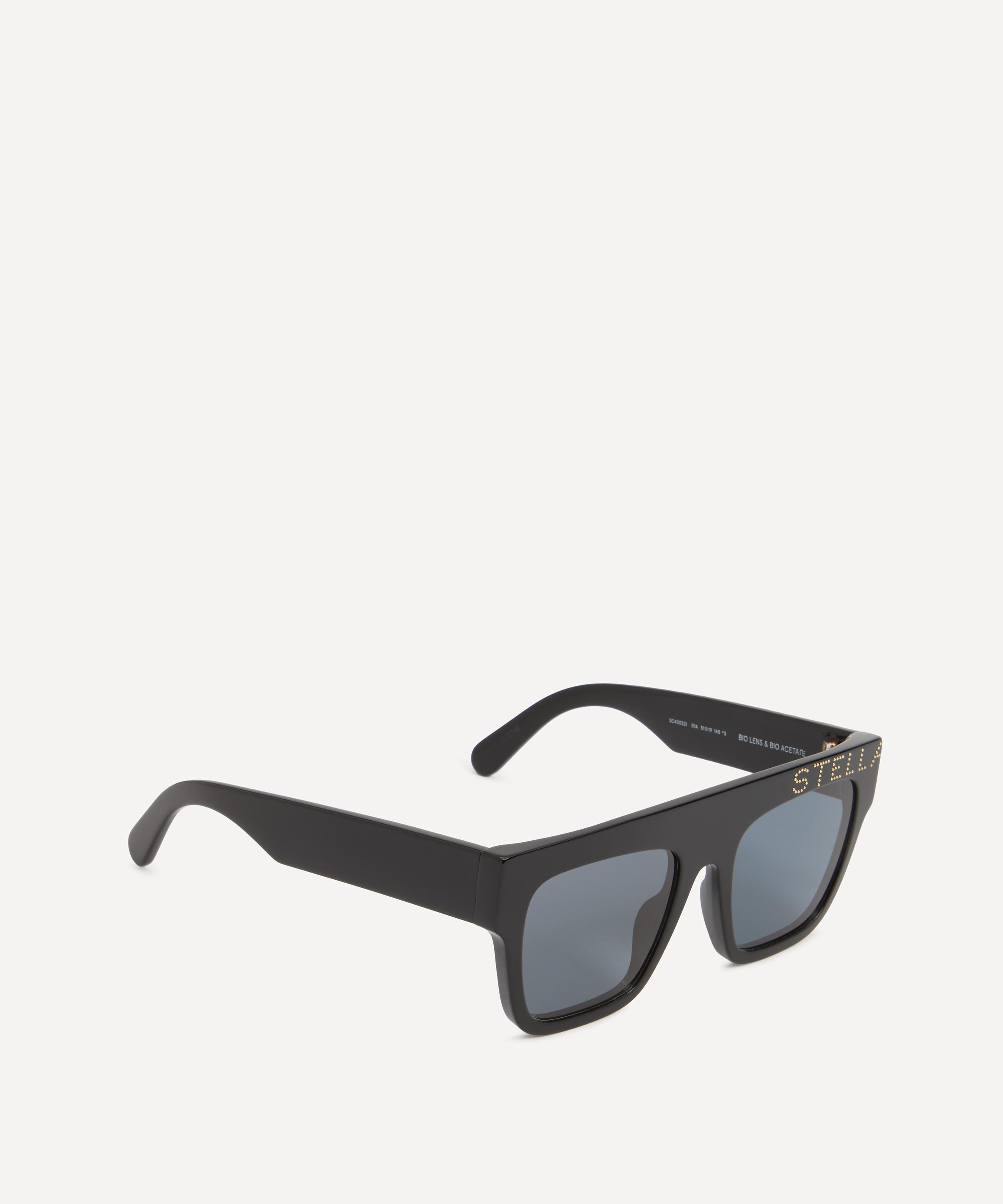 Stella McCartney - Square Acetate Logo Sunglasses image number 1