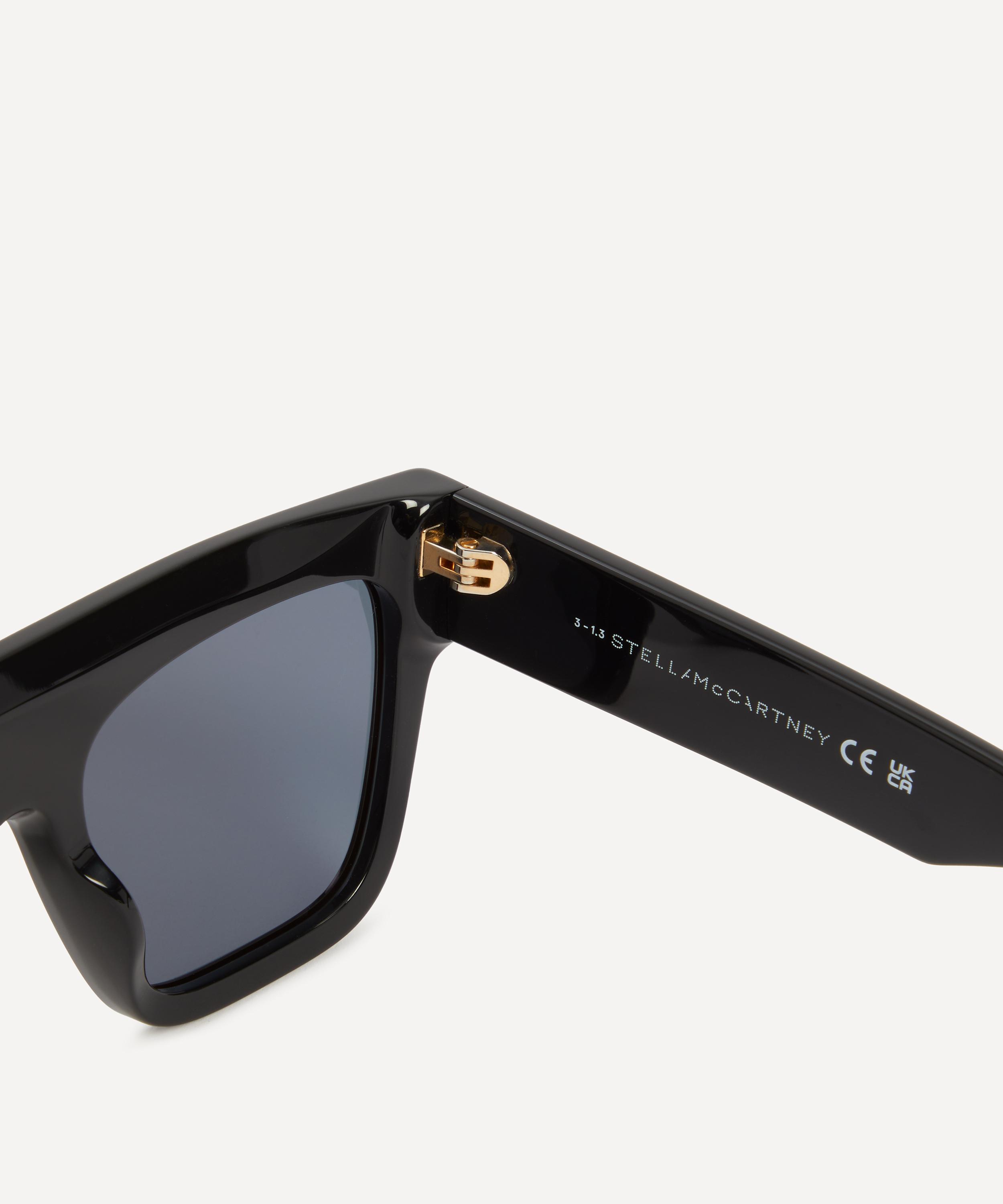 Stella McCartney - Square Acetate Logo Sunglasses image number 2