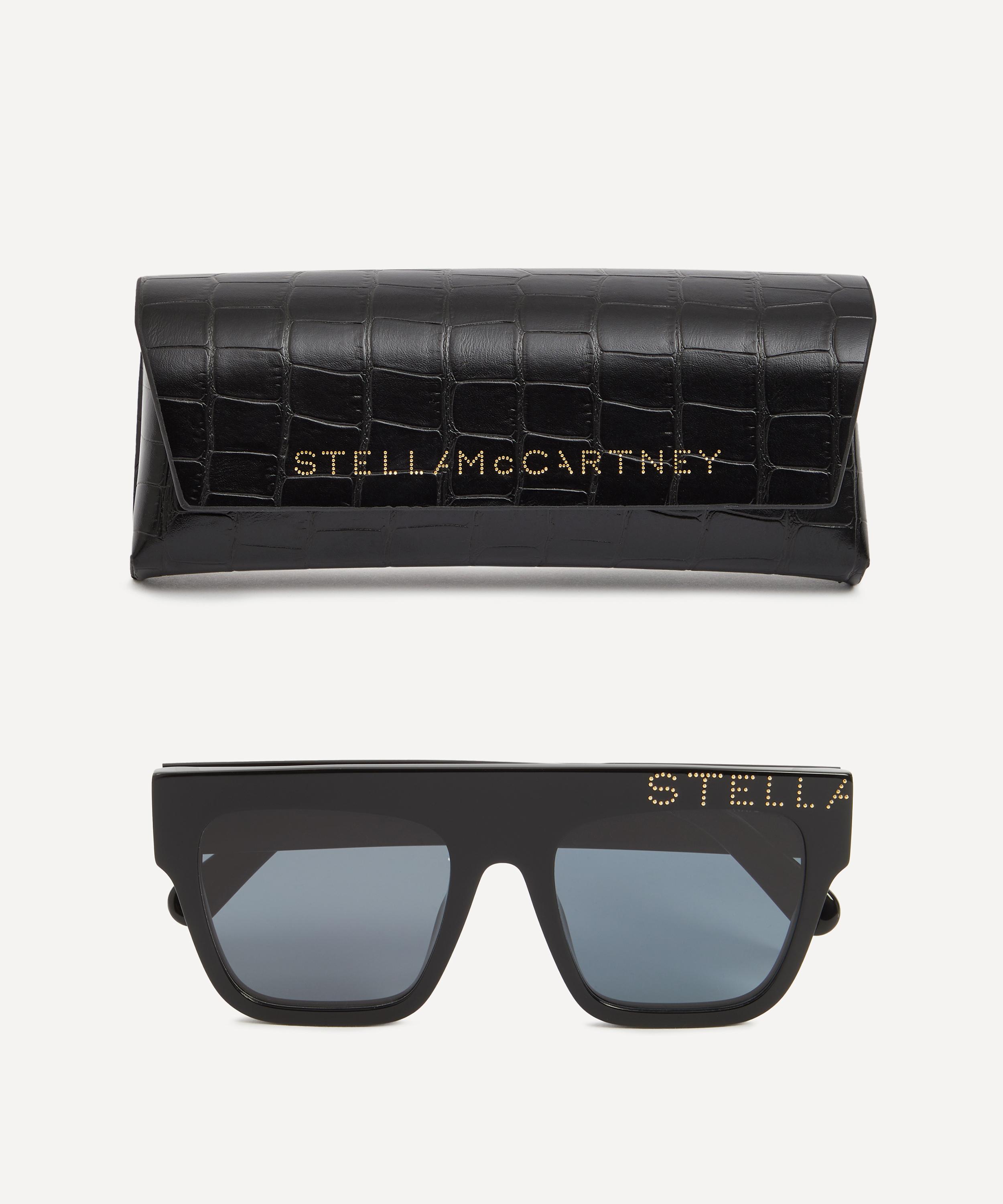 Stella mccartney best sale logo sunglasses