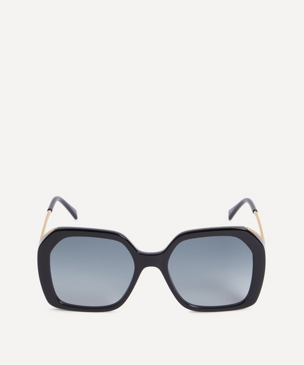 Stella McCartney - Oversized Butterfly Acetate Sunglasses image number null