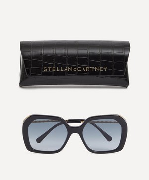 Stella McCartney - Oversized Butterfly Acetate Sunglasses image number 3