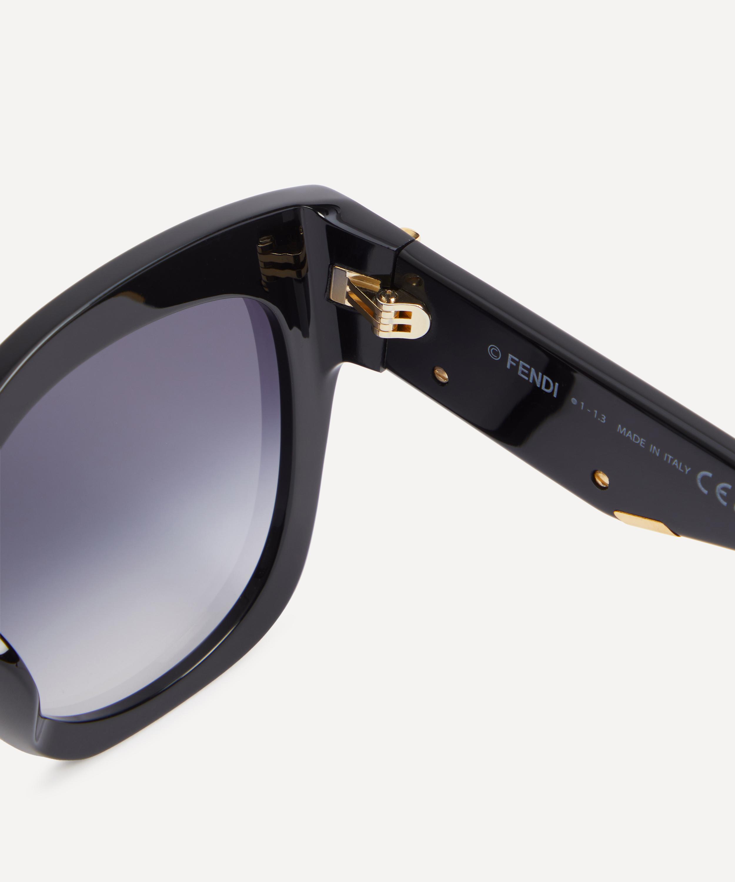 Fendi First oversized square acetate sunglasses