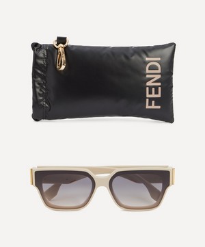 Fendi - Fendi First Angular Acetate Sunglasses image number 3