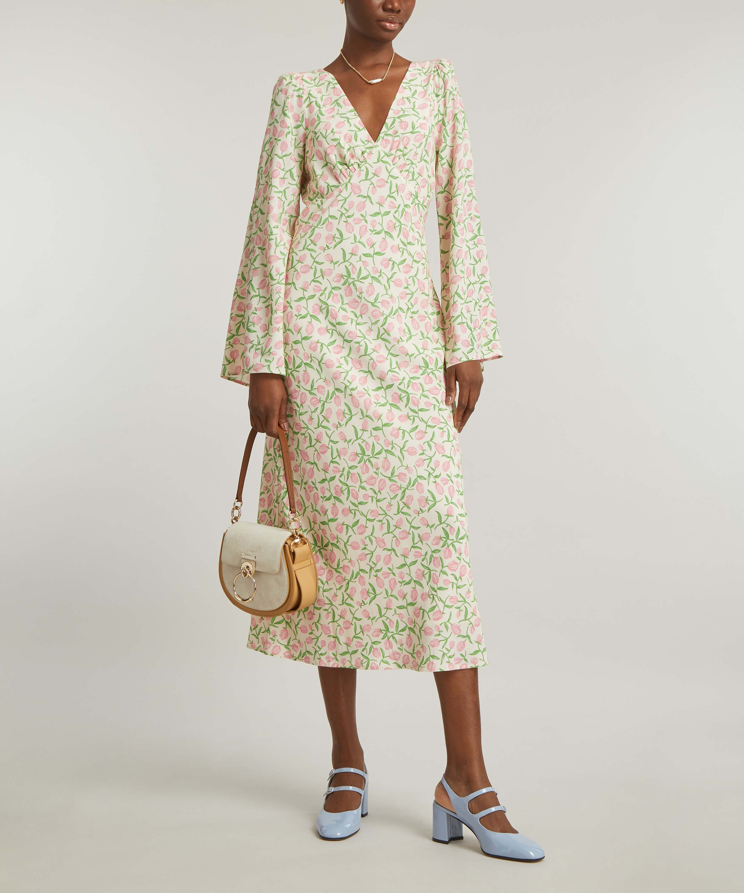 KITRI Libby Tulip Print Maxi-Dress | Liberty