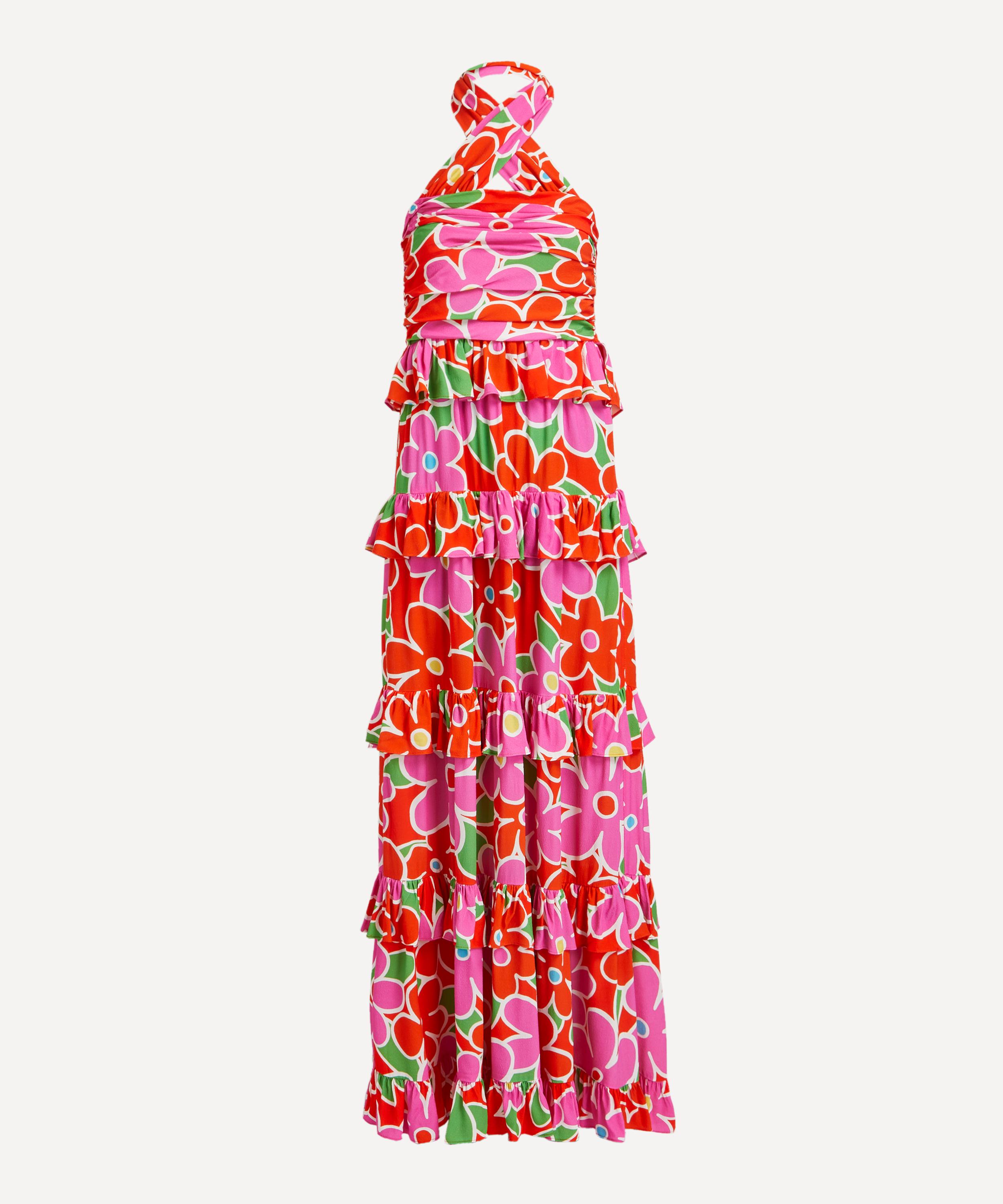 KITRI - Romily Floral Print Maxi Dress