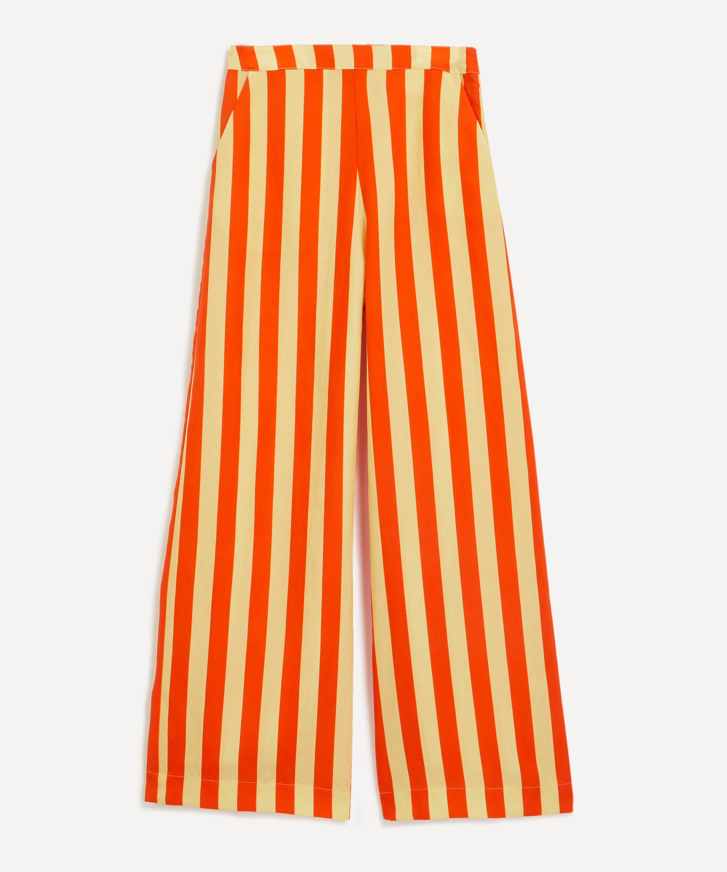 KITRI - Angelina Deck Chair Stripe Wide-Leg Trousers