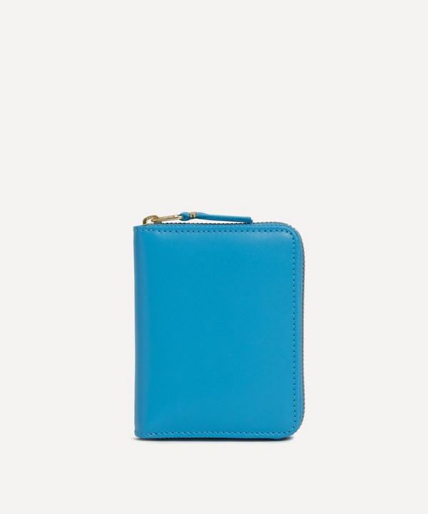 Comme Des Garçons - Classic Blue Leather Wallet image number null