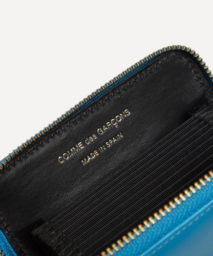 Comme Des Garçons - Classic Blue Leather Wallet image number 3