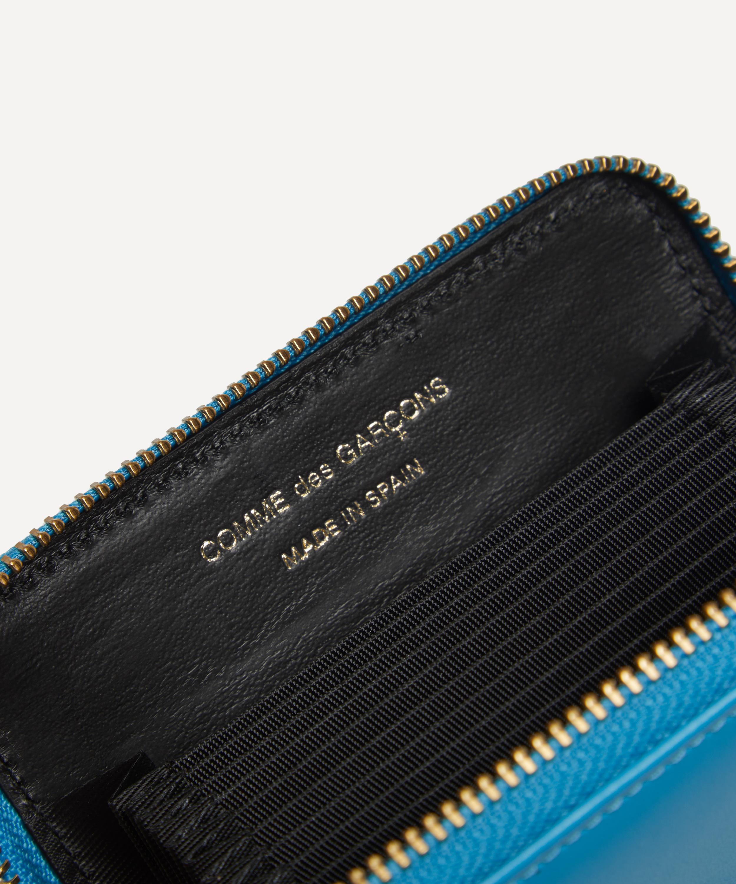 Comme Des Garcons Classic Blue Leather Wallet Liberty