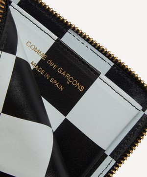 Comme Des Garçons - Classic Print Check Leather Wallet image number 3