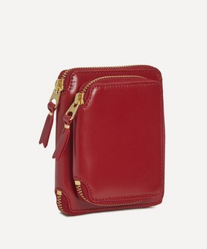 Comme Des Garçons - Outside Pocket Line Leather Wallet image number 1