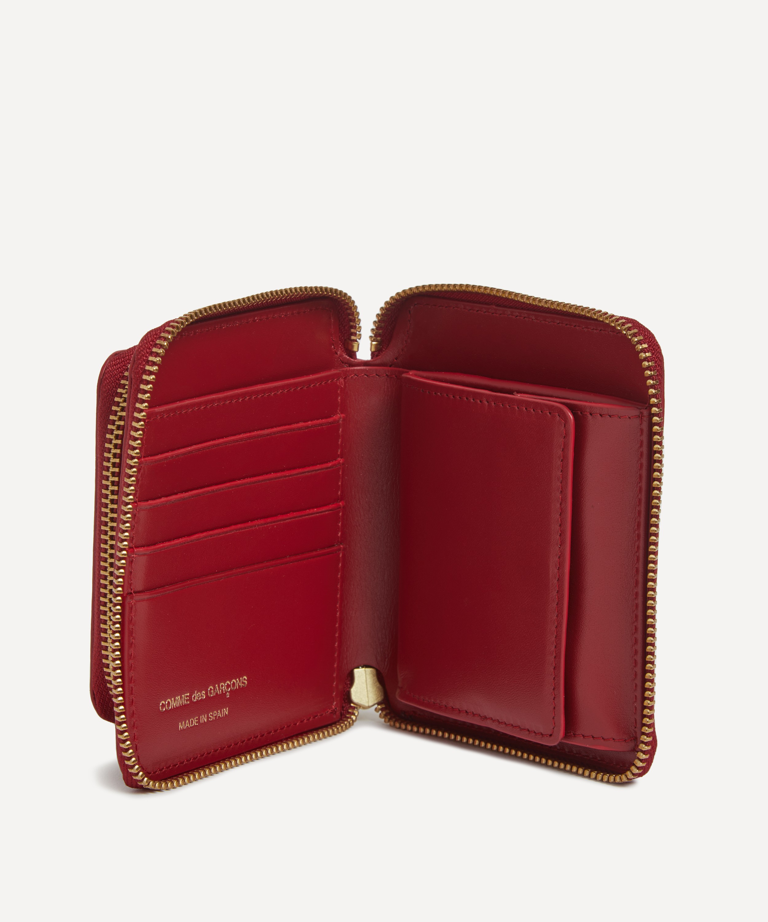 Comme Des Garçons - Outside Pocket Line Leather Wallet image number 3