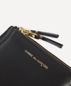 Comme Des Garçons - Outside Pocket Line Slim Leather Wallet image number 3