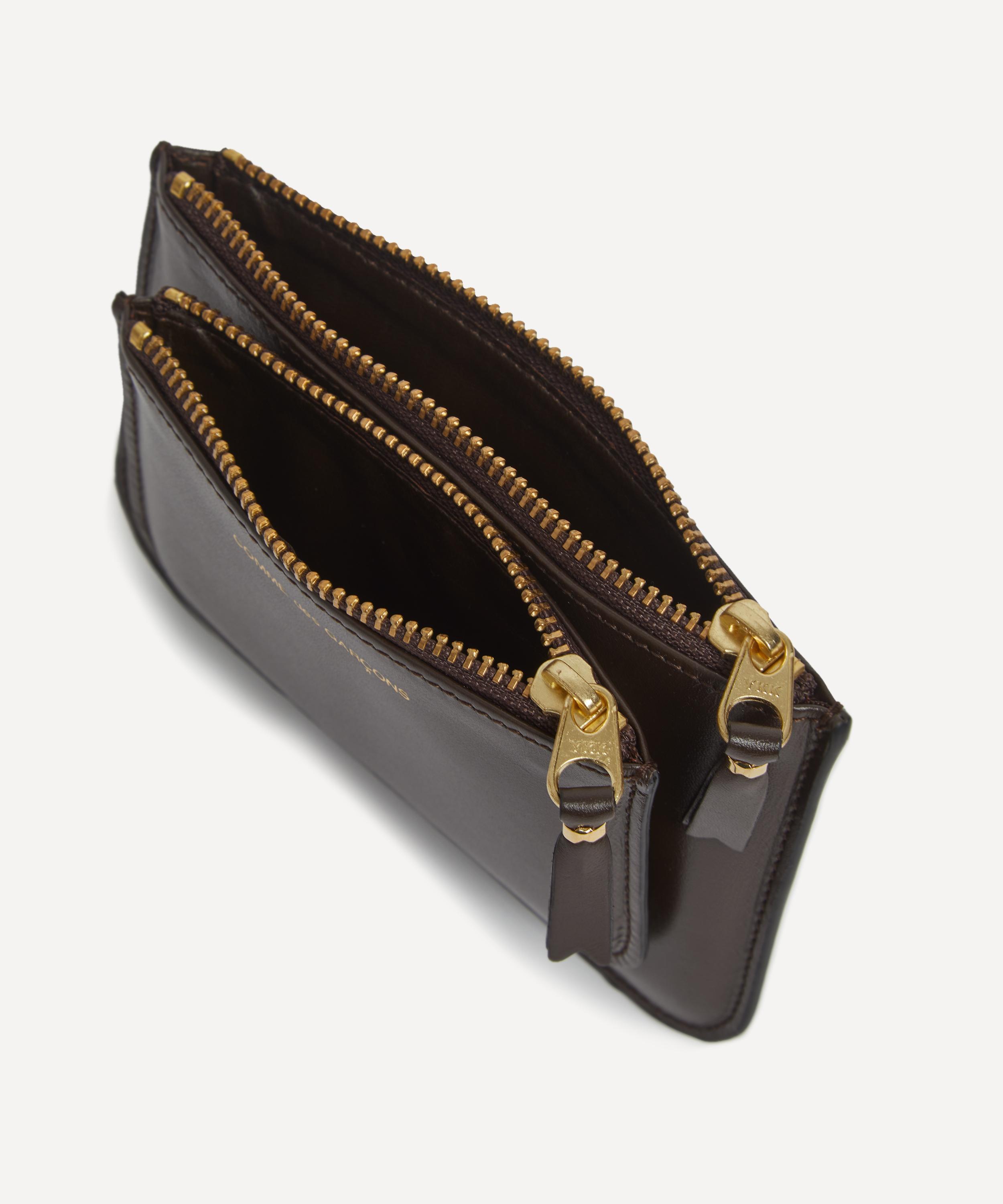 Comme Des Garçons - Outside Pocket Line Slim Leather Wallet image number 4