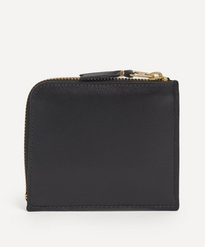 Comme Des Garçons - Outside Pocket Line Zip Around Leather Wallet image number 2