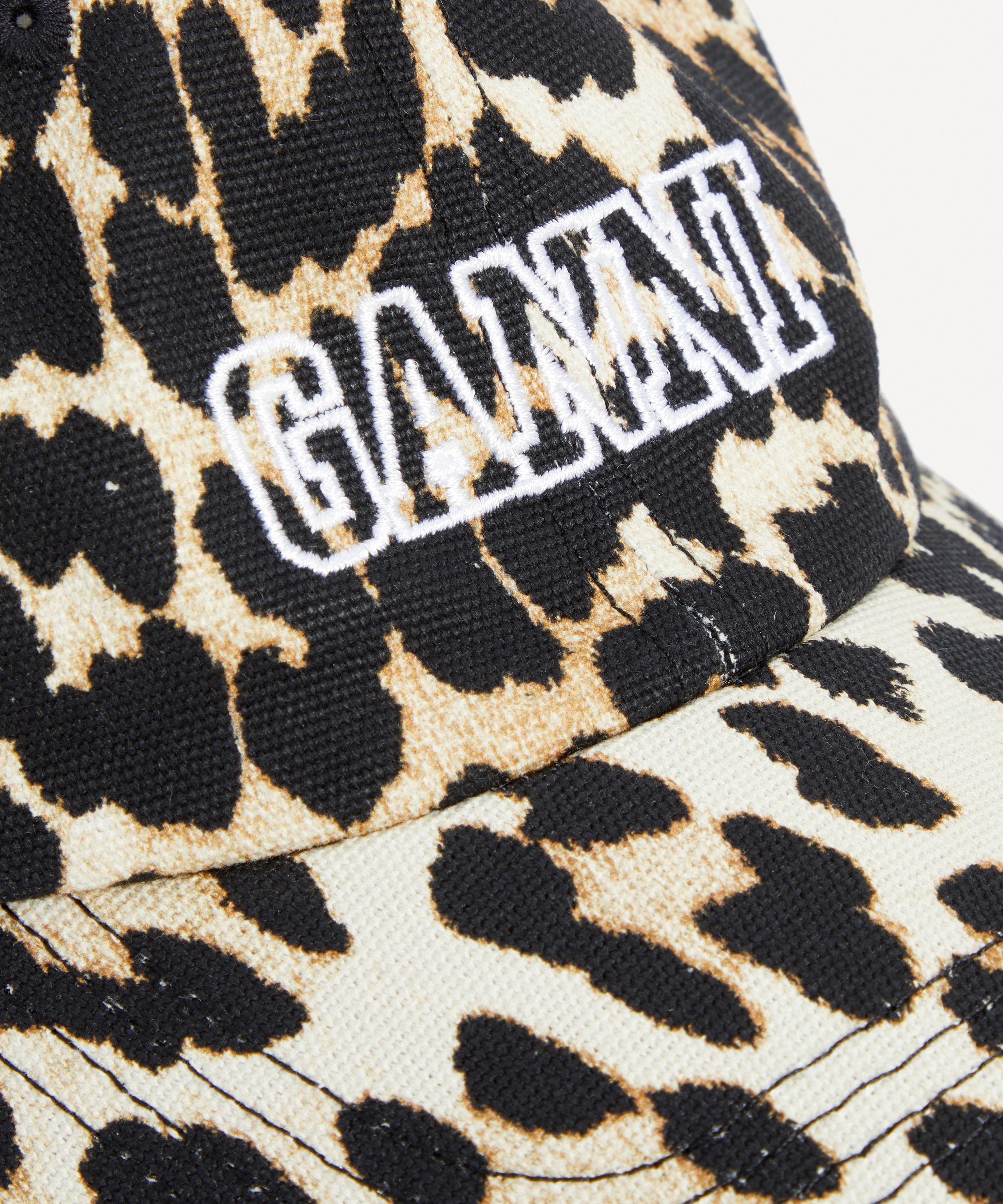 Ganni - Printed Cotton Cap image number 2