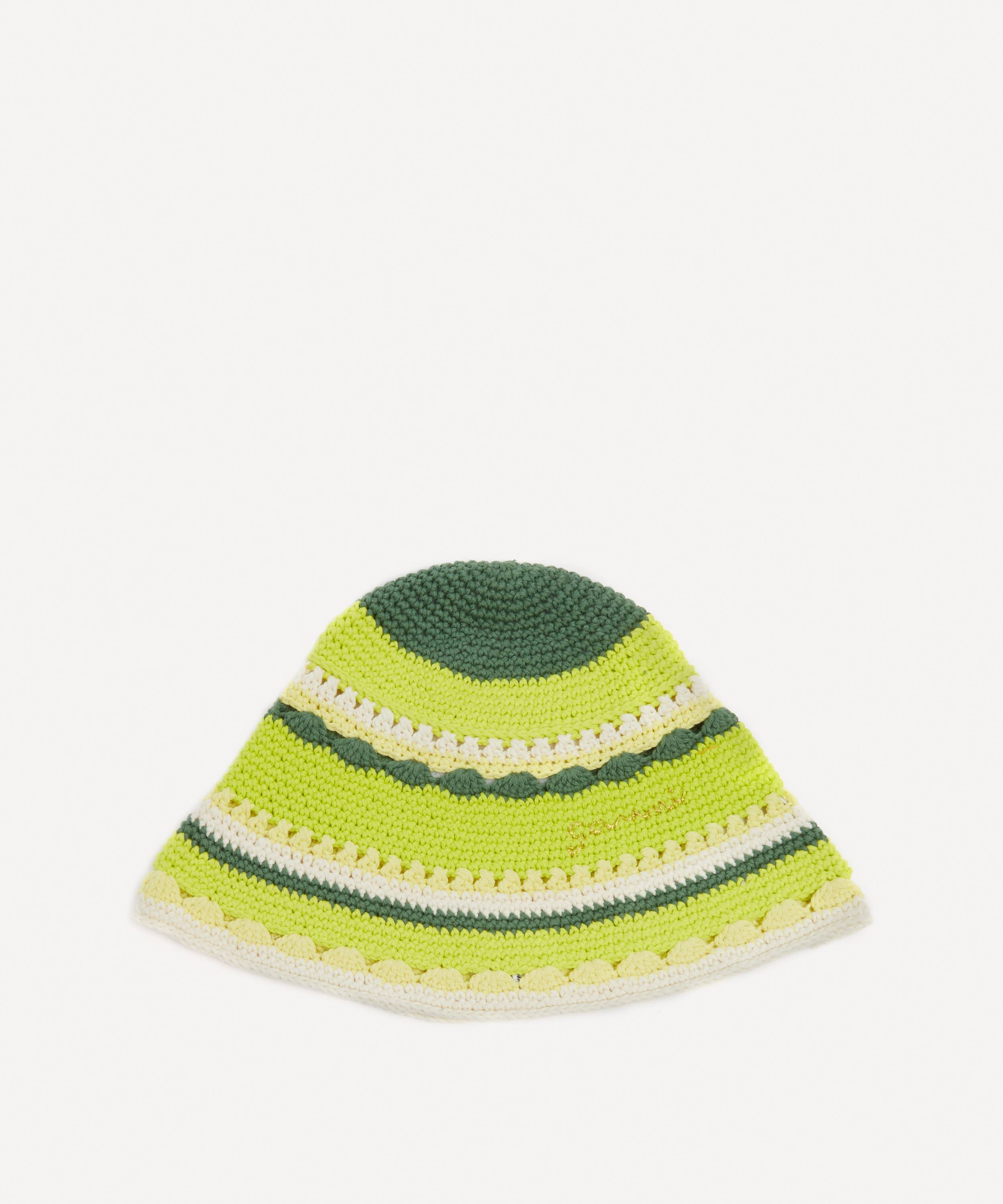 Ganni Cotton Crochet Bucket Hat | Liberty