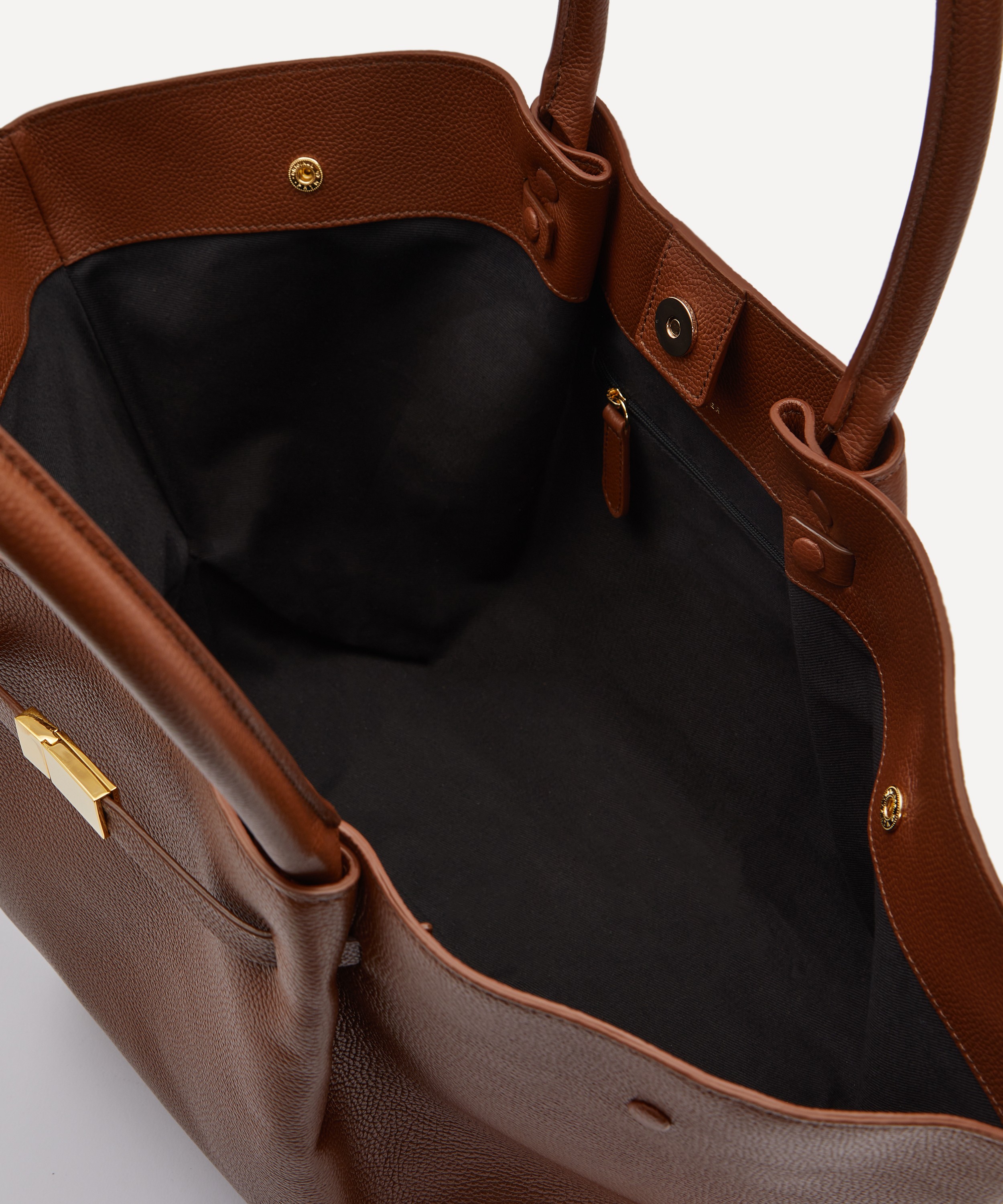 Hermes Leather Top Handle Satchel Men's Women's Carryall Travel Tote Bag in  Box