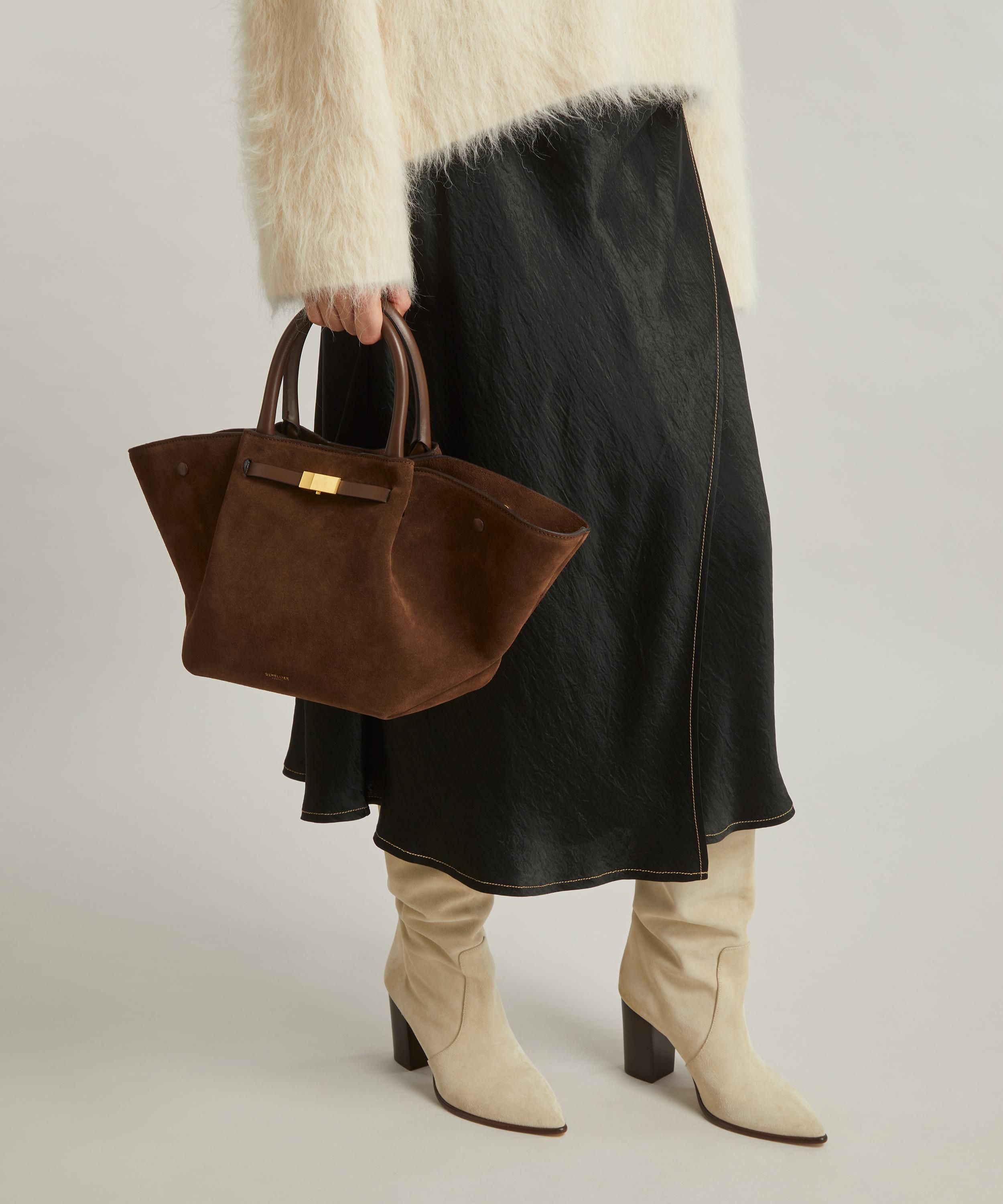 The Midi New York | Mocha Suede & Mocha Smooth | DeMellier