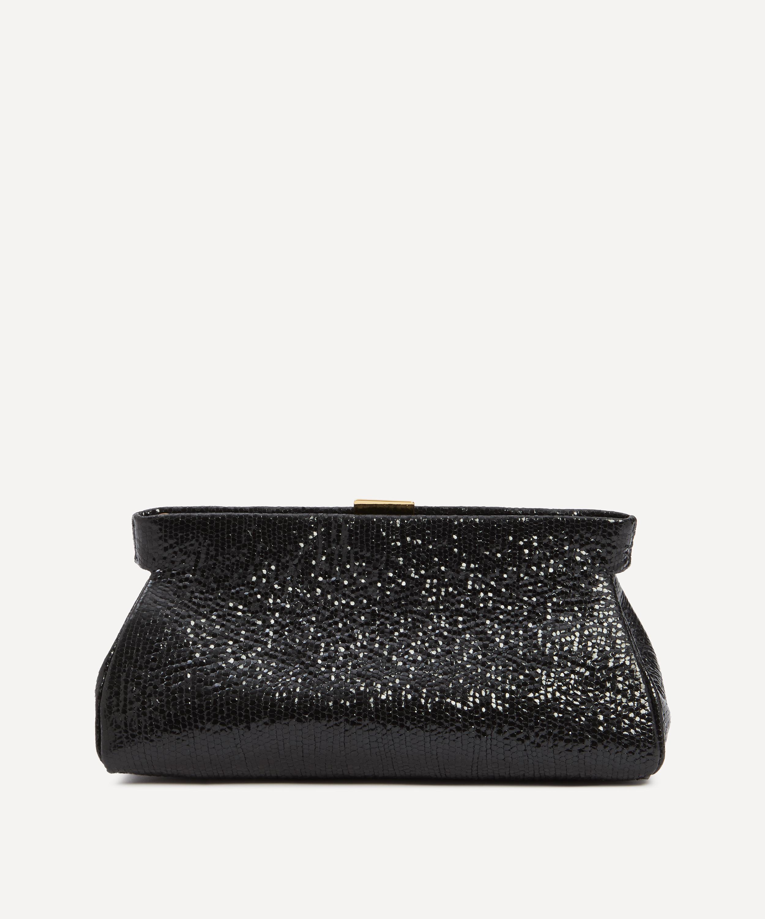 DEMELLIER + NET SUSTAIN Cannes shearling clutch