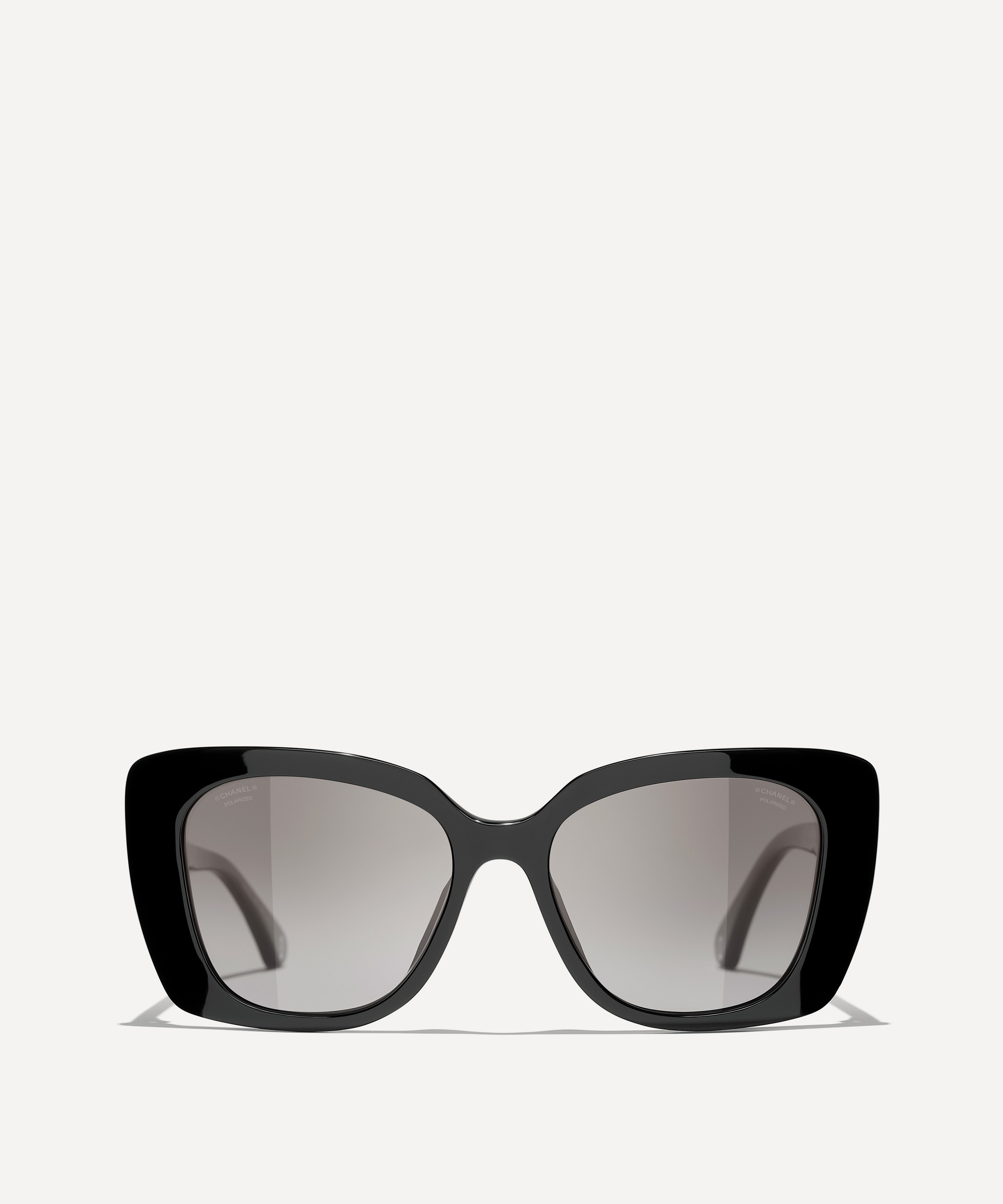 chanel black white sunglasses womens