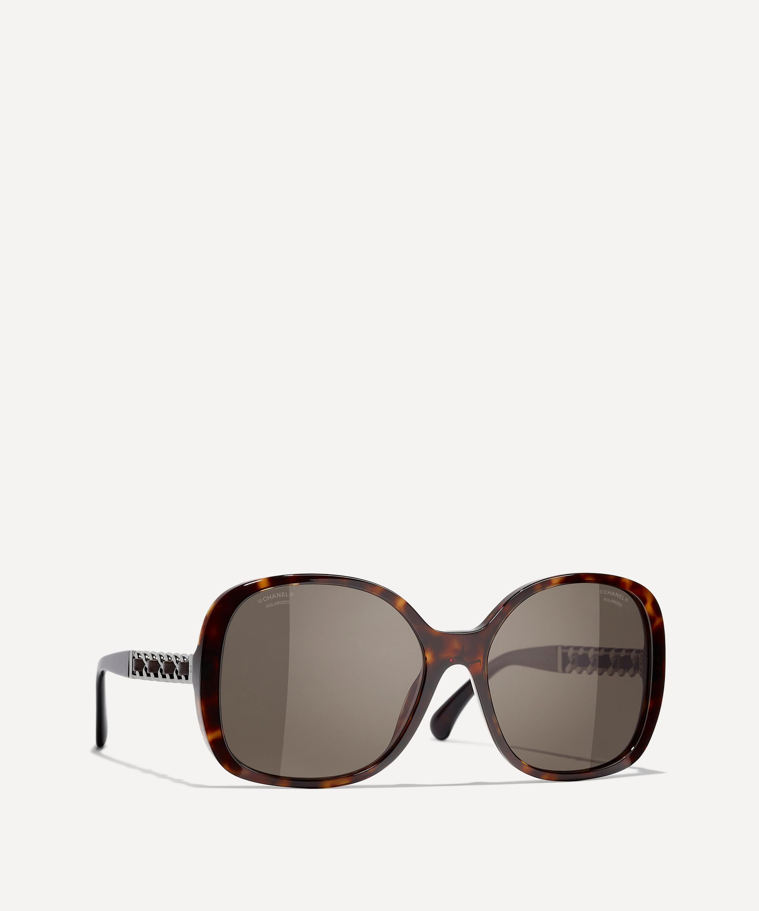 Chanel Square Sunglasses in Brown